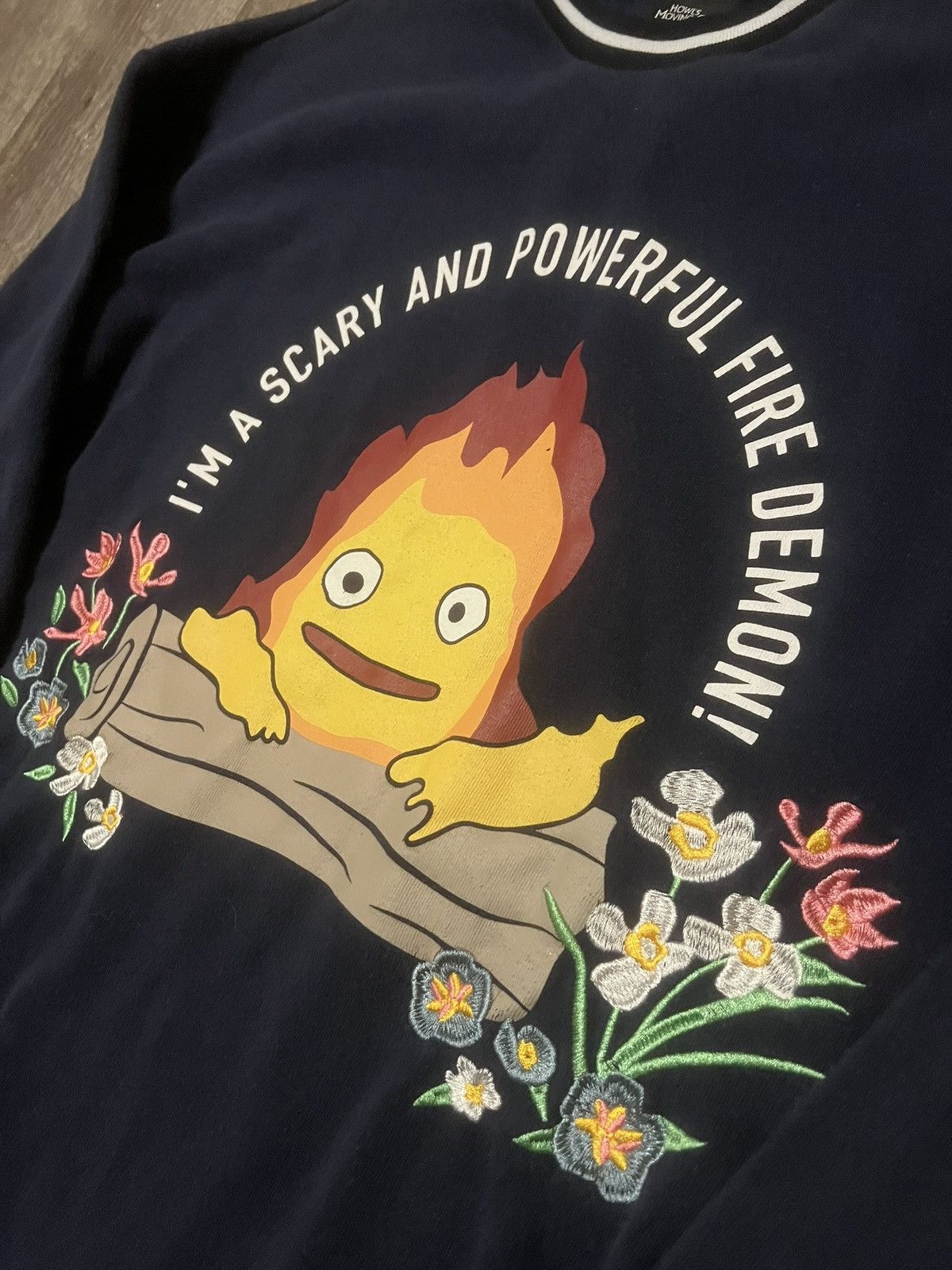 Other Studio Ghibli Howl’s Moving Castle Calcifer Fire Sweater Size S / US 4 / IT 40 - 2 Thumbnail