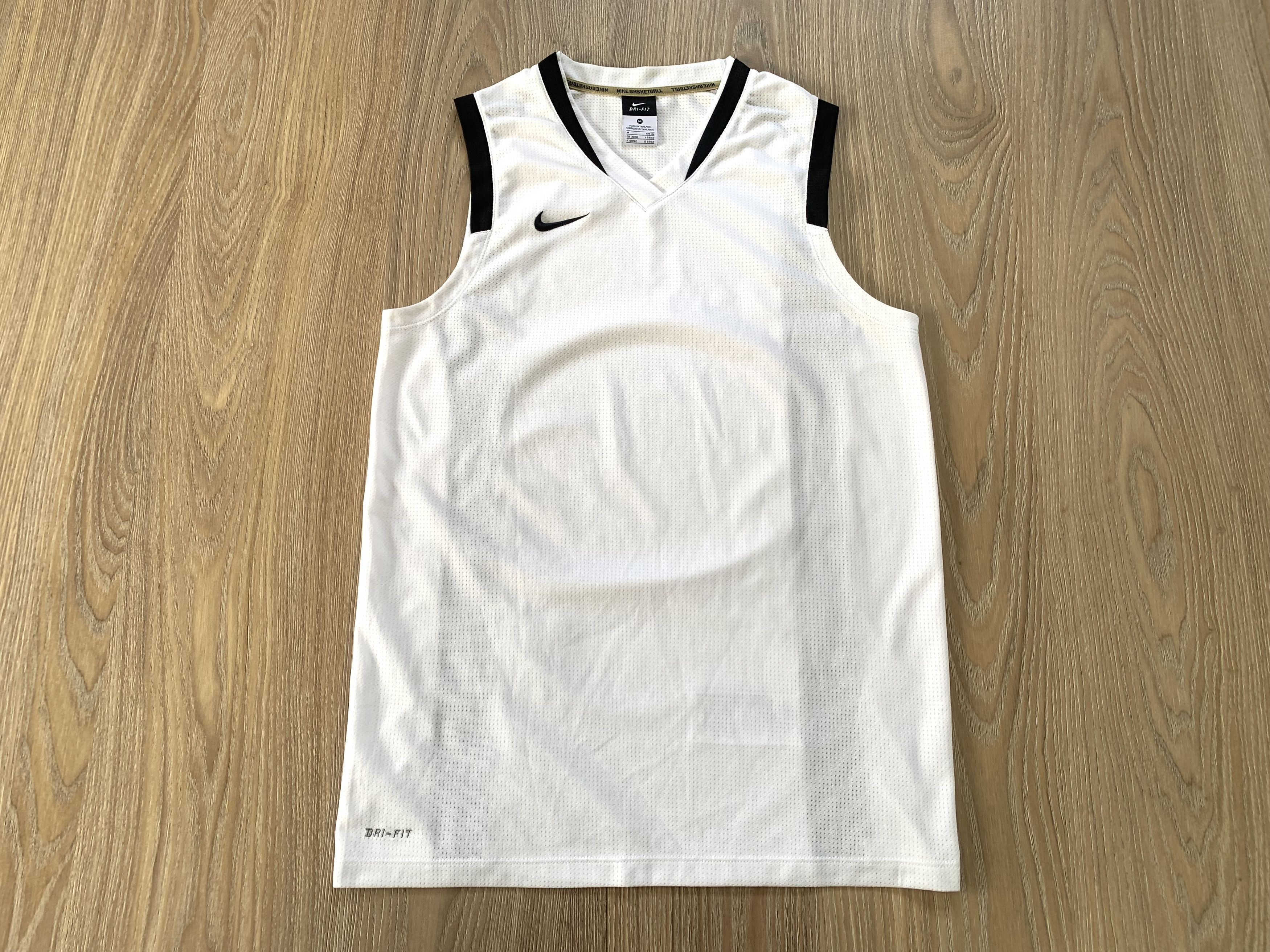 Nike Nike Basketball White Training Tank Sleeveless Jersey Size US M / EU 48-50 / 2 - 2 Thumbnail