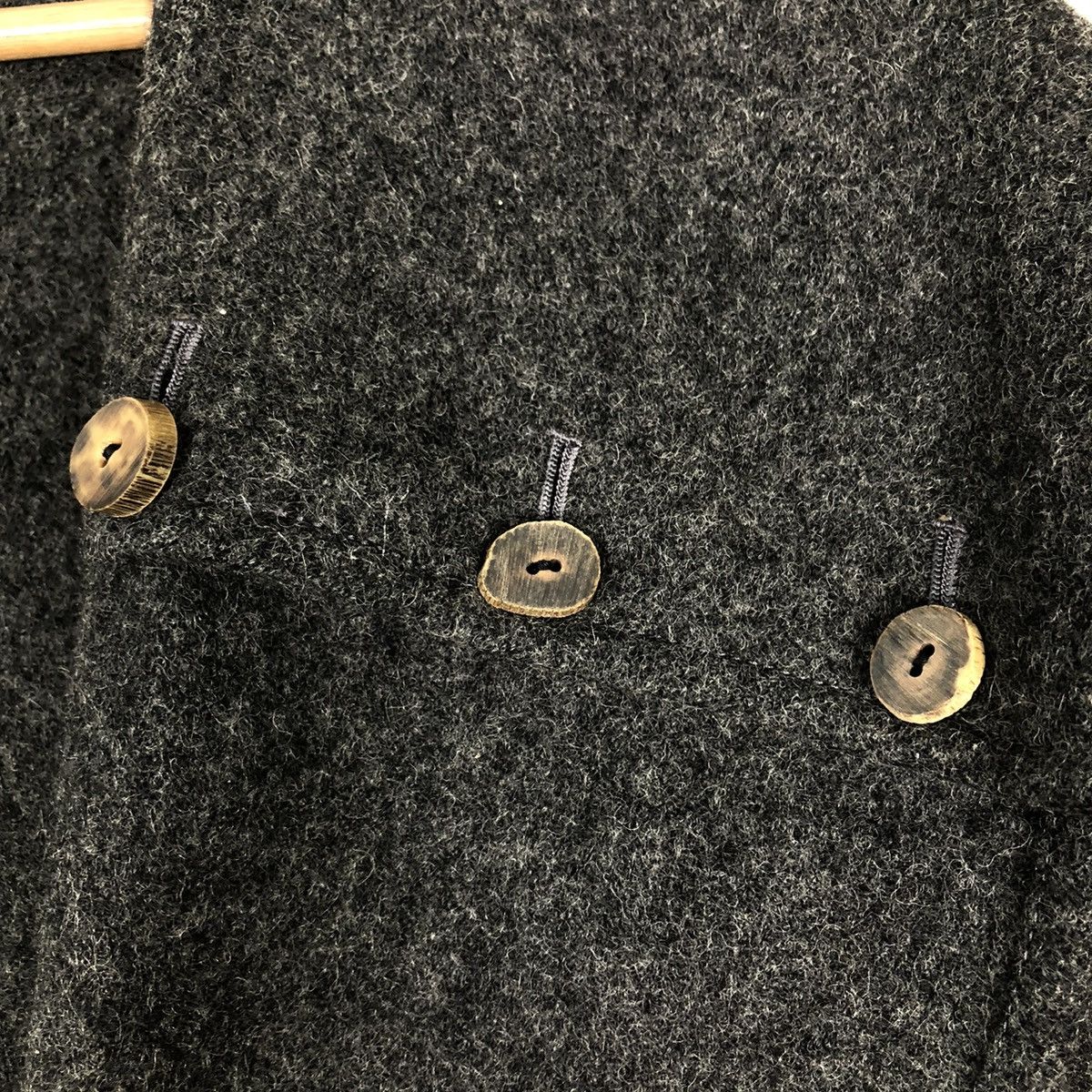 Comme des Garcons 🔥VINTAGE 80’s COMME DES GARCONS WOOL DOUBLE BREAST HOODIE Size US L / EU 52-54 / 3 - 15 Thumbnail