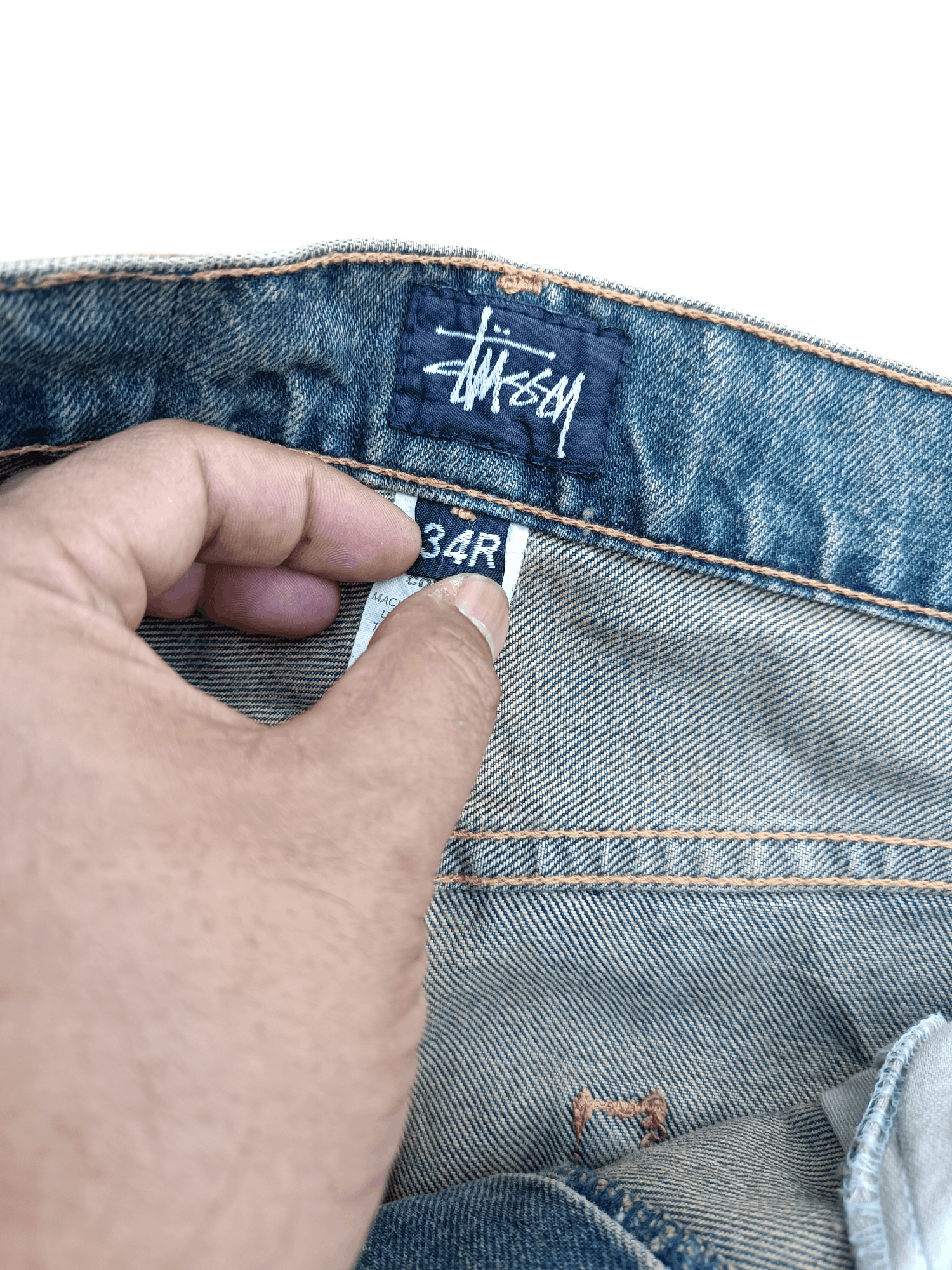 Stussy RARE Stussy International N.Y.L.T.L.A Denim Size US 34 / EU 50 - 16 Thumbnail