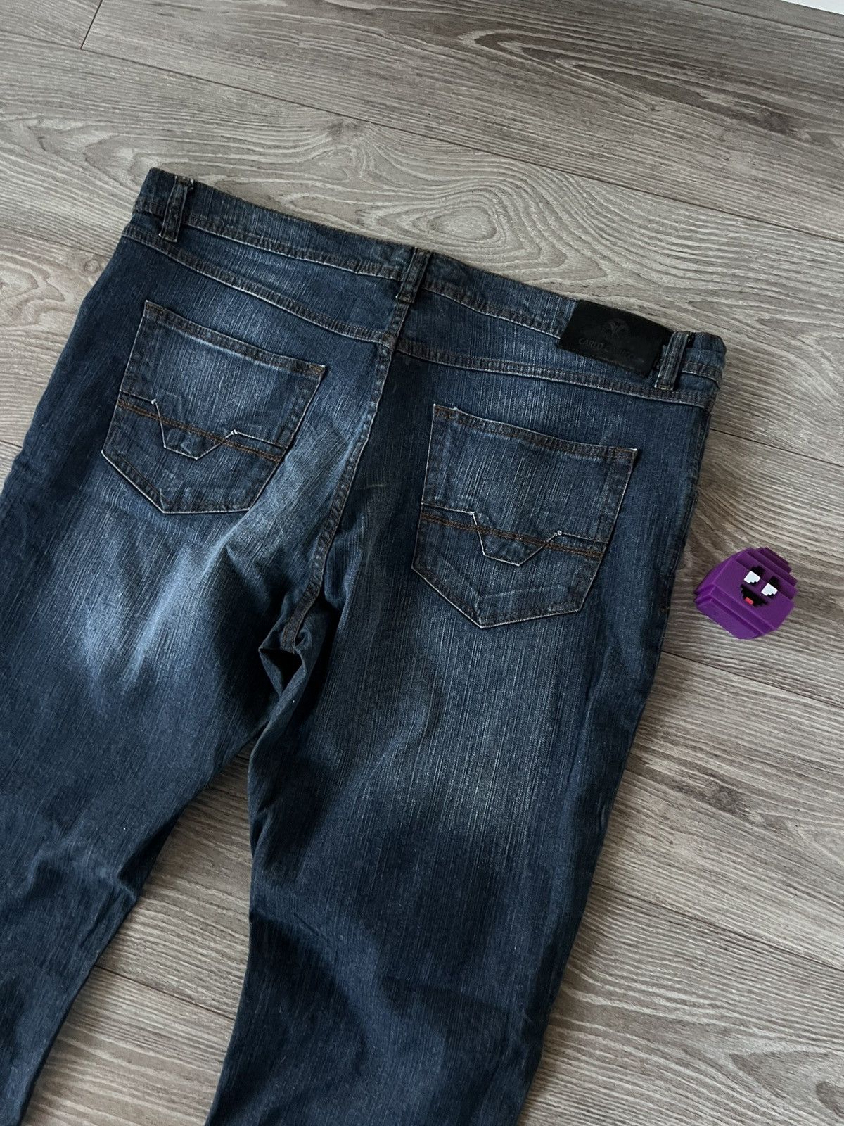Vintage ‼️Vintage Carlo Colucci Enrico Tapered Dark Blue Denim Jeans‼️ Size US 40 / EU 56 - 6 Thumbnail
