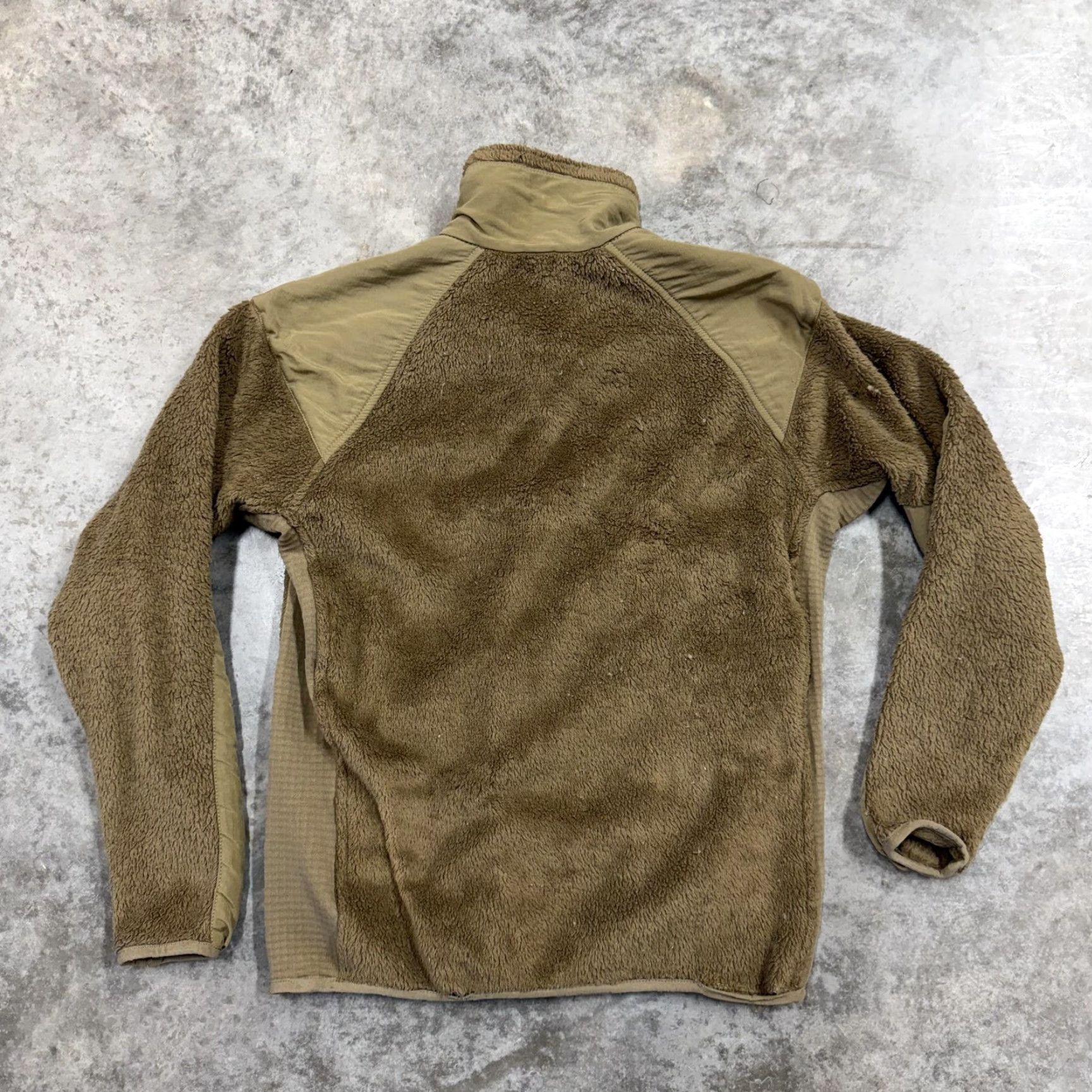 Vintage Peckham Jacket Mens XS Brown Fleece Cold Weather GEN III Army Military USA Jacket Short Zip Casual Workwear Size US XS / EU 42 / 0 - 4 Thumbnail