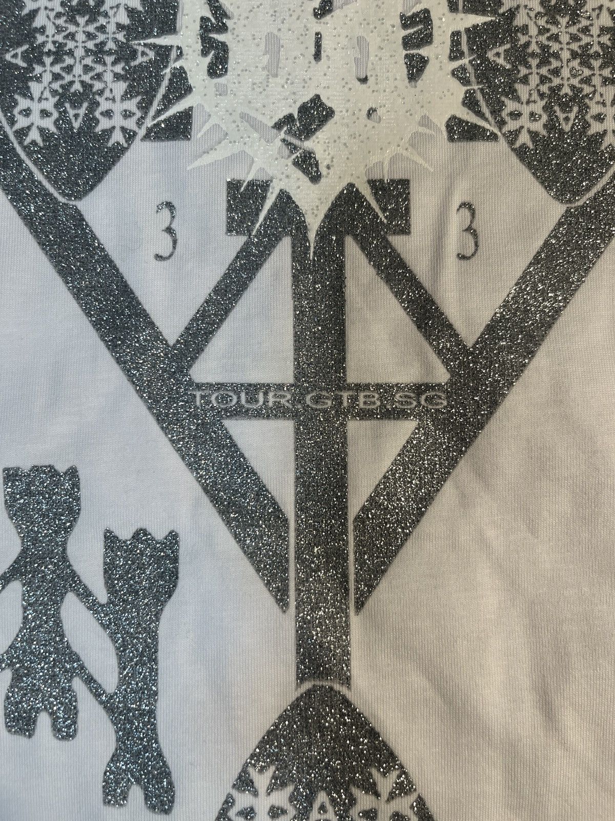 Drain Gang Bladee 2022 Tour LA Exclusive White Tee Size US XL / EU 56 / 4 - 2 Thumbnail