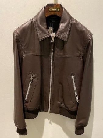 Tom Ford o1w1db10125 LBB004 Leather Jacket in Brown Size US S / EU 44-46 / 1 - 1 Preview