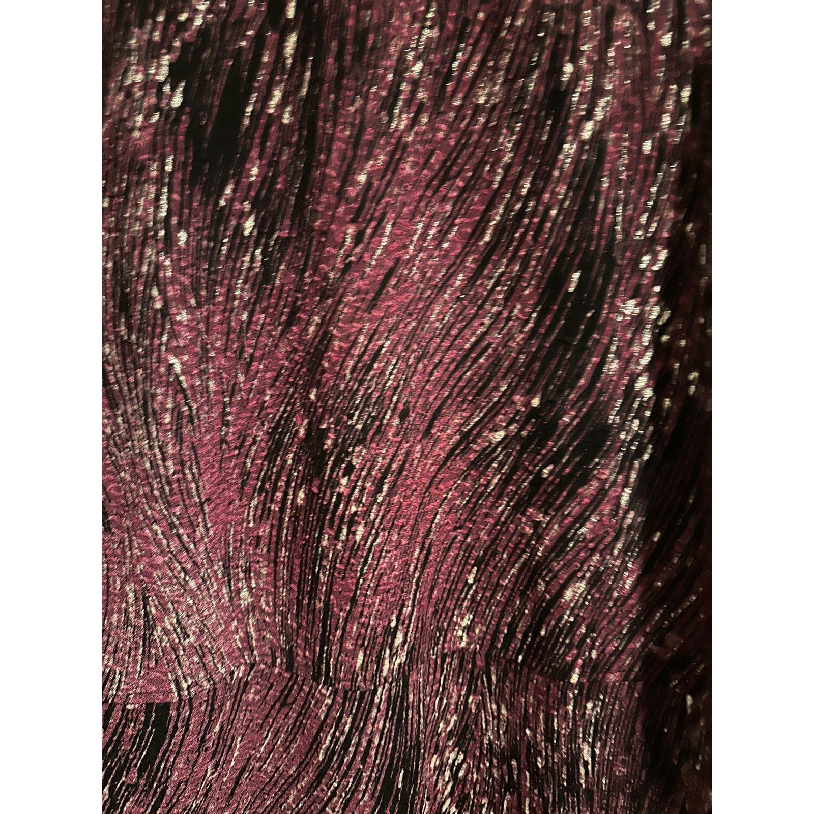 Other Allison Daley Womens 3/4 Sleeve Purple Striped Open Cardigan Size L / US 10 / IT 46 - 9 Thumbnail
