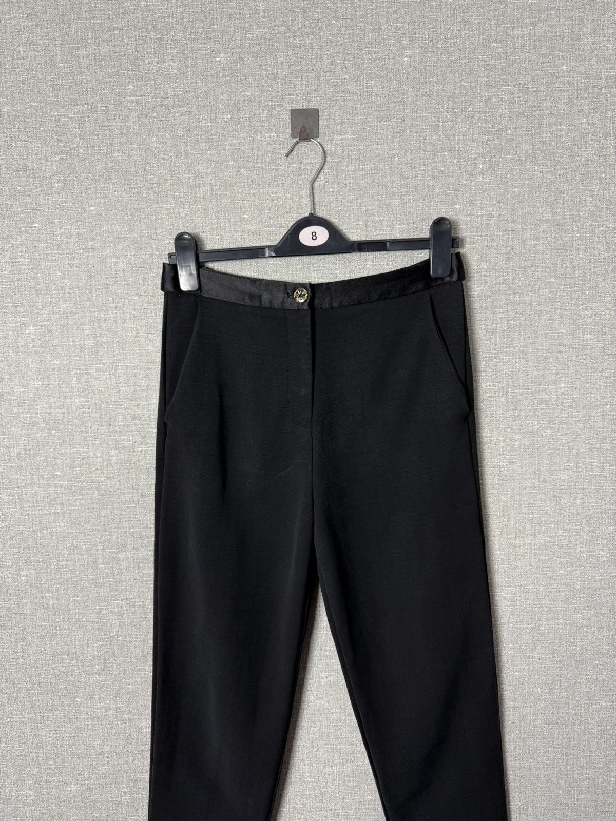Alexander Wang Alexander Wang Black Cropped Trousers Pants Wool & Viscose Size 26" / US 2 / IT 38 - 2 Thumbnail