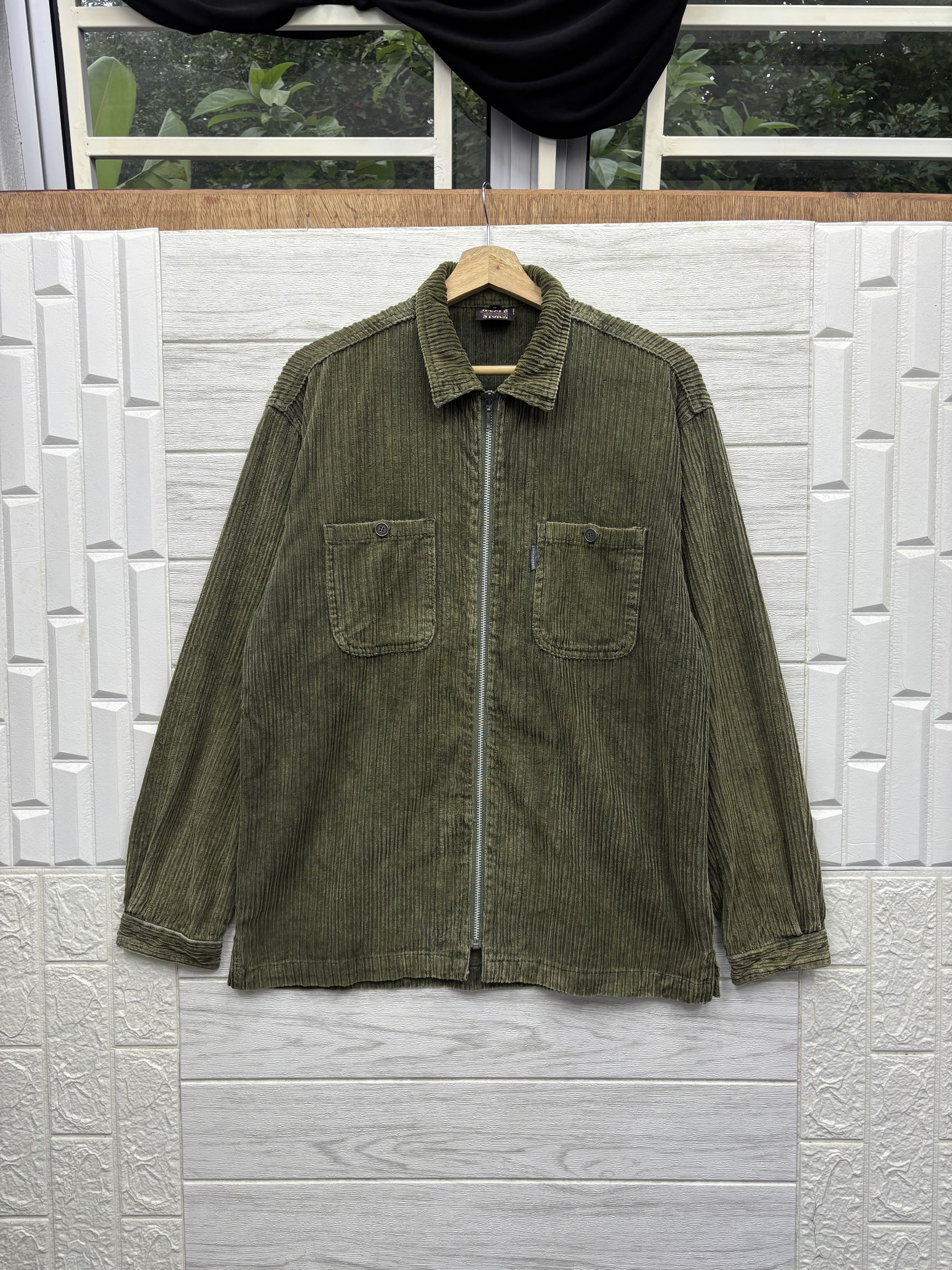 Japanese Brand × Yohji Yamamoto Vintage Japanese Brand Jungle Storm Zipper Shirt Jacket Size US M / EU 48-50 / 2 - 1 Thumbnail