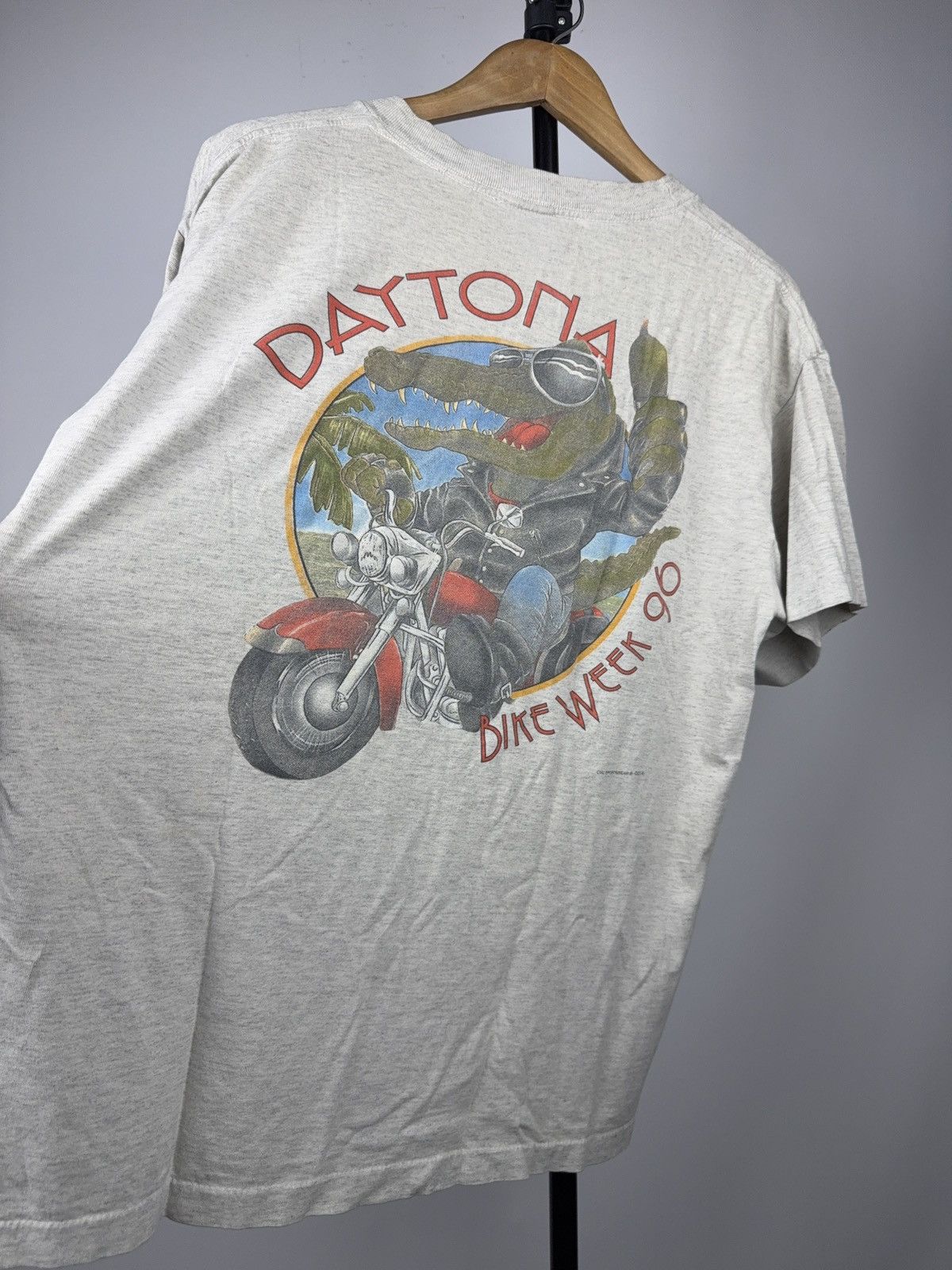 Vintage Vintage 1996 Daytona Bike Moto Week Biker Eagle T Shirt Size US L / EU 52-54 / 3 - 18 Thumbnail