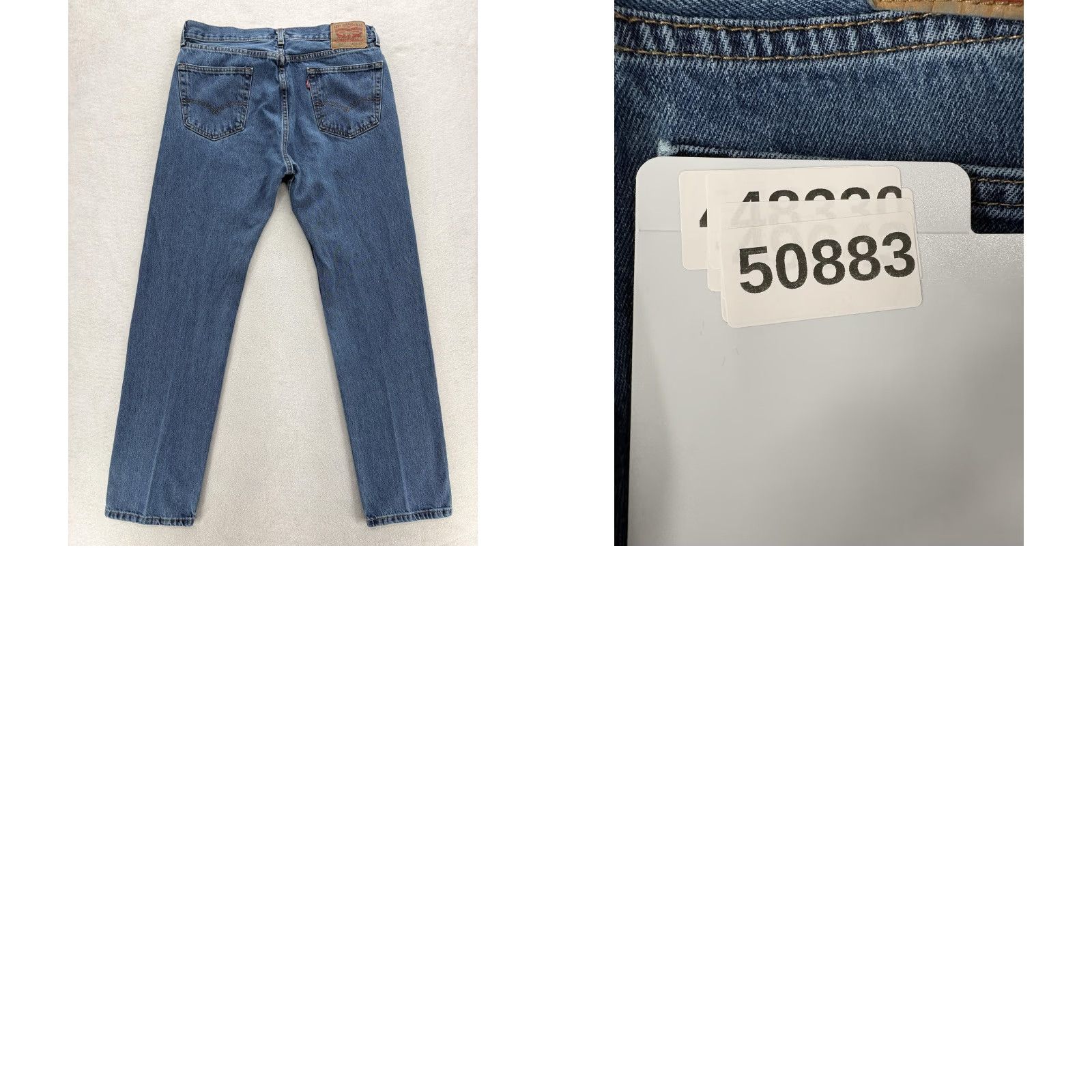 Levis 505 Jeans Mens 34x34 Blue Medium Wash Regular Straight