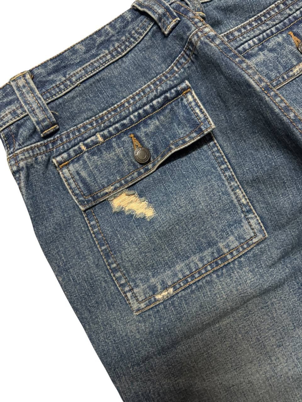 Vintage 💥Vintage💥90s Valman Bushpants Flared Mudwash Distressed Size US 26 / EU 42 - 11 Thumbnail