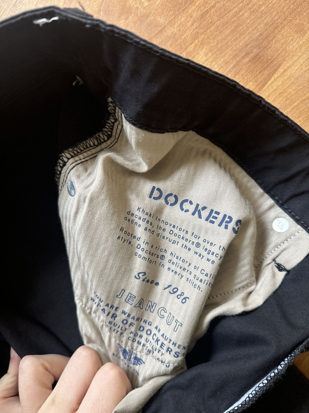 Dockers × Vintage Dockers black jeans Size US 34 / EU 50 - 5 Thumbnail