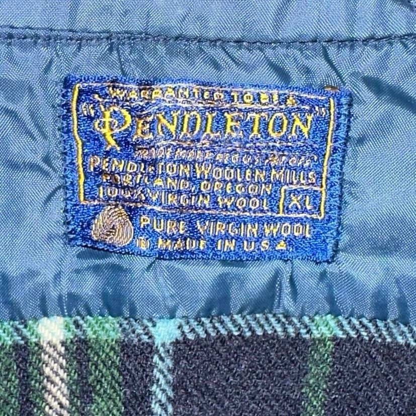 Pendleton Pendleton Vintage Wool Plaid Button Down Heavily Distressed Size US XL / EU 56 / 4 - 4 Thumbnail