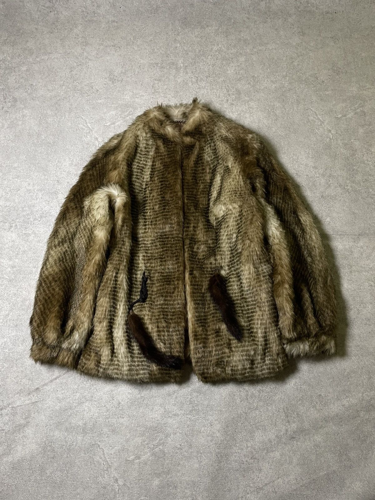If Six Was Nine Y2K LGB IfSixWasNine Style Faux Leather Fur Zip Jacket Size US M / EU 48-50 / 2 - 7 Thumbnail