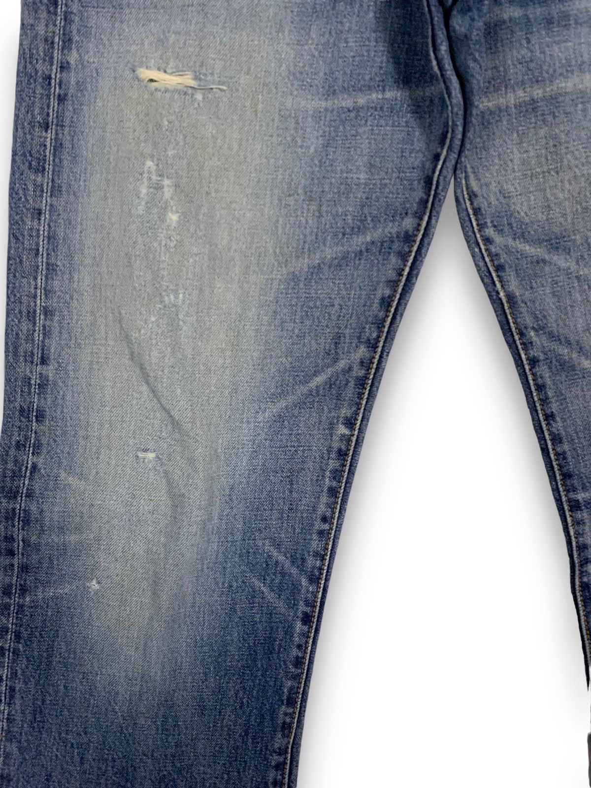Japanese Brand Vintage Japanese RNA Inc Regular Straight Distressed Jeans Size US 34 / EU 50 - 7 Thumbnail