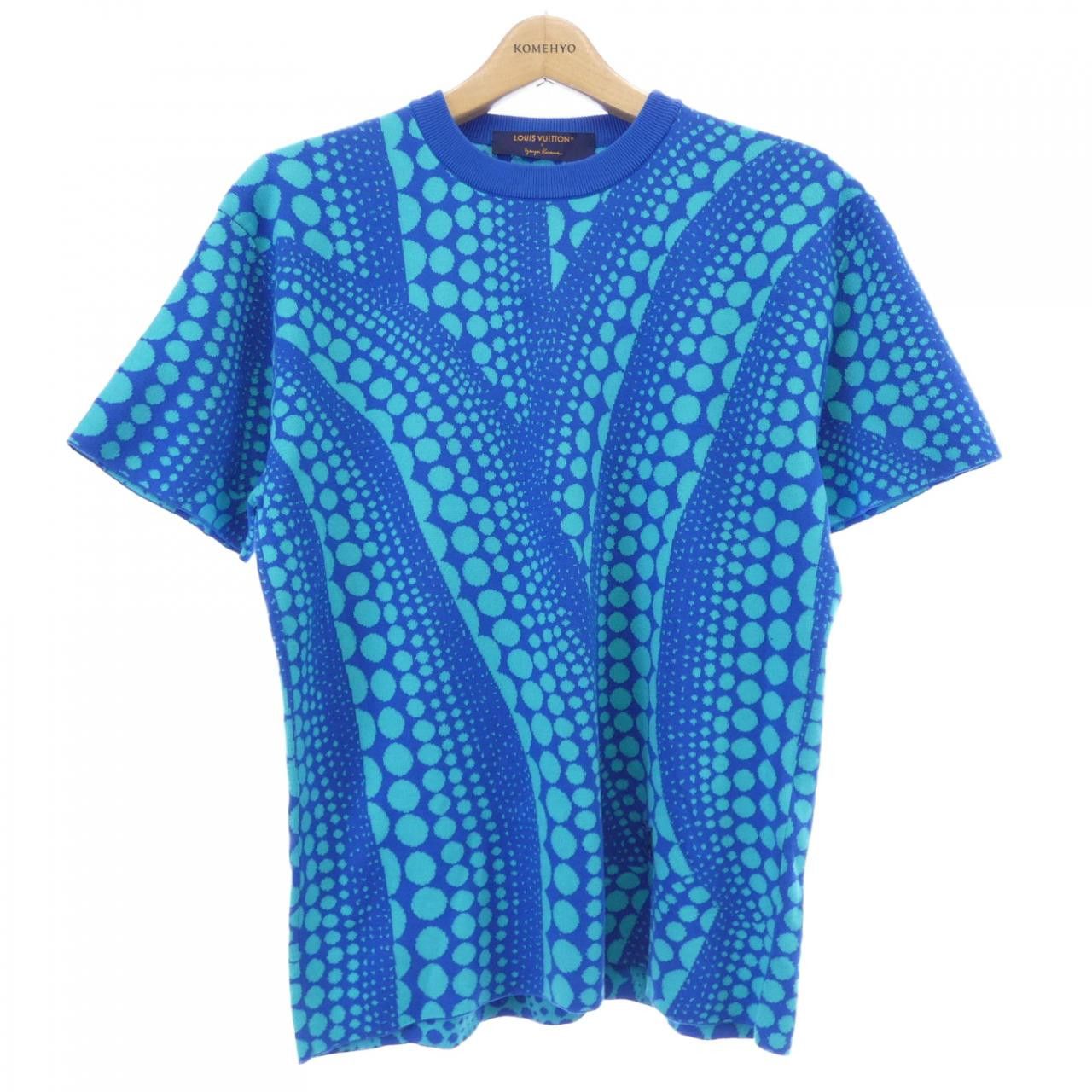 Louis Vuitton Louis Vuitton Louis Vuitton LV×YK Allover Pumpkin Crewneck Knit Limited Textile Tops HON38WJL4 DUTY FREE for USA Size ONE SIZE - 1 Thumbnail