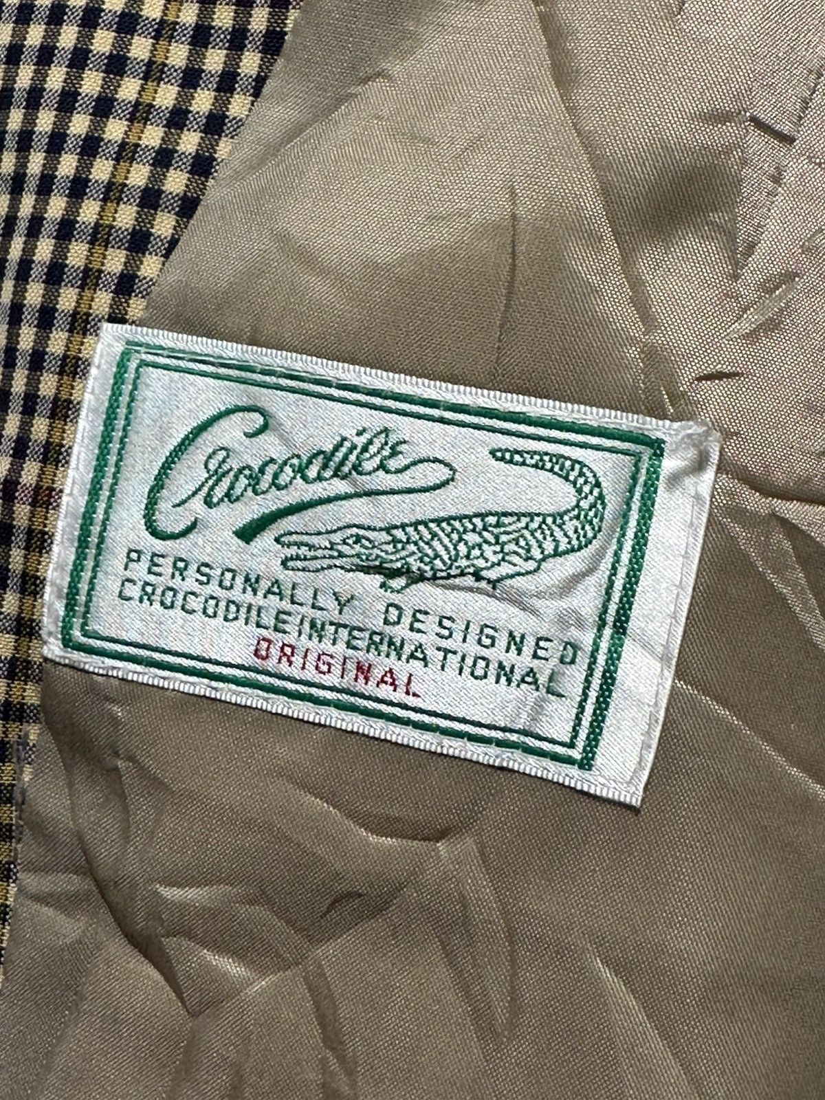 Japanese Brand Vintage Crocodile Blazer Size 40R - 10 Thumbnail
