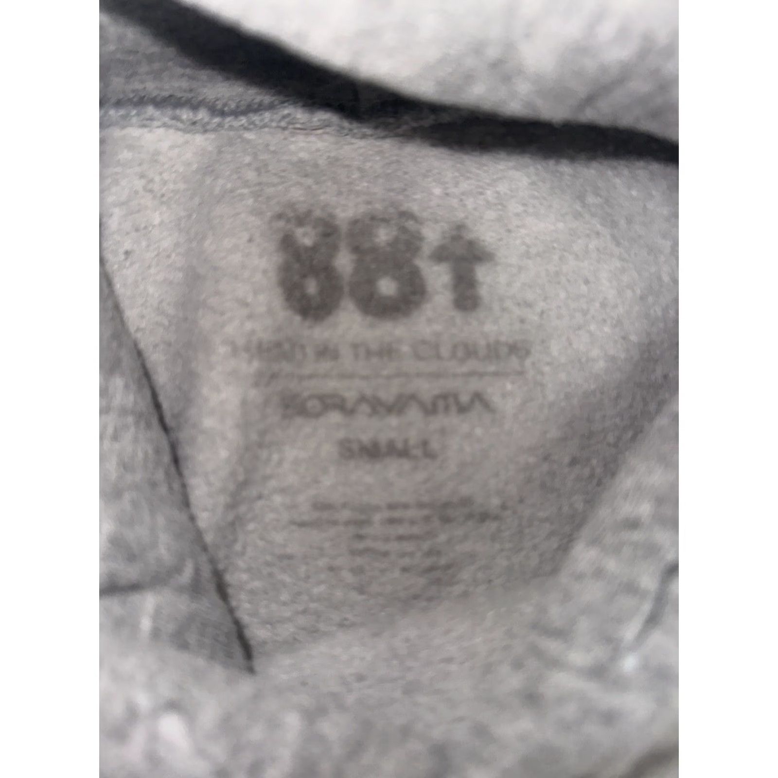 Vintage 88 Rising Head In The Clouds Hoodie Mens Small Gray Pullover 19x24 Size US S / EU 44-46 / 1 - 4 Thumbnail