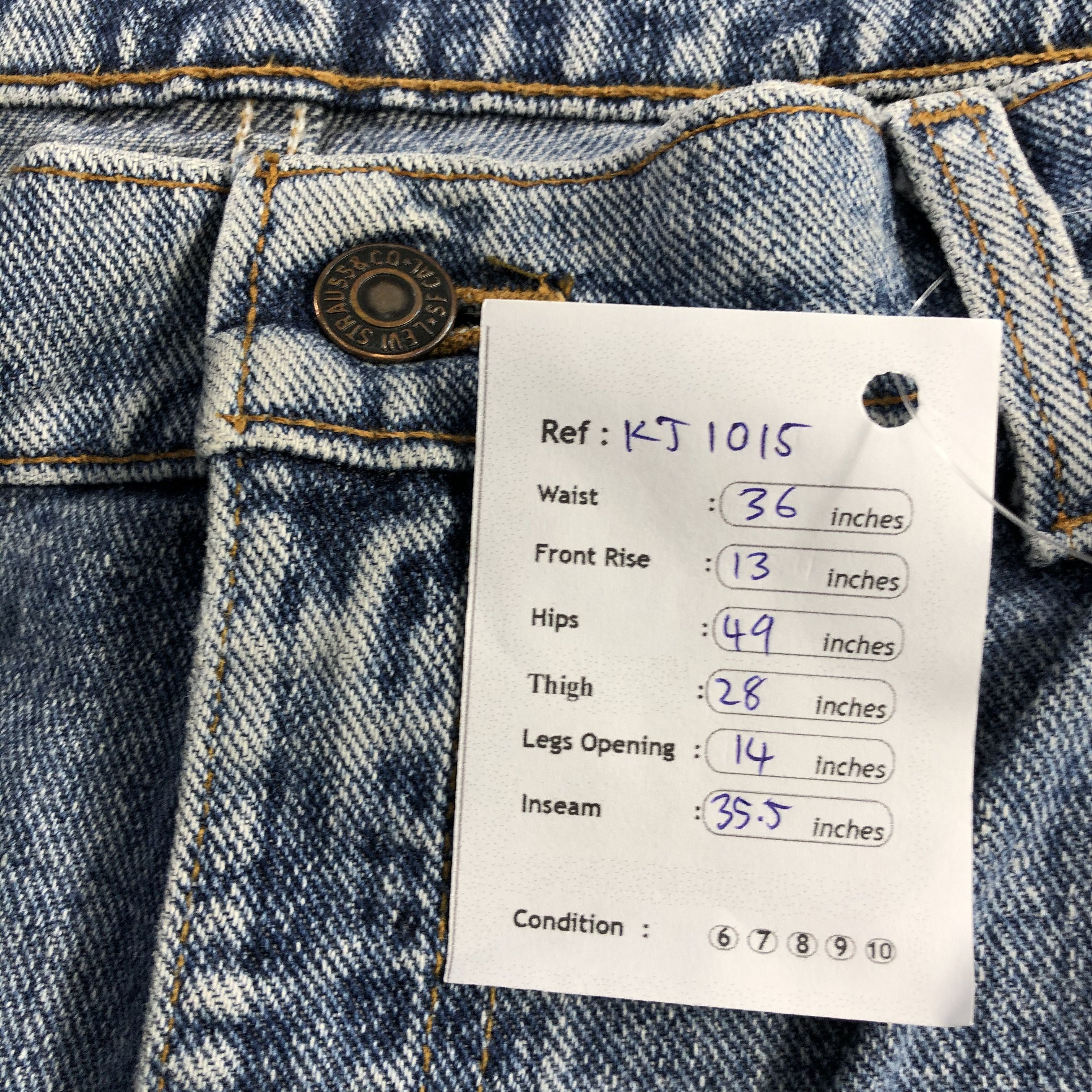 Levi's Vintage 90s Levi's 560 Jeans Medium Wash Denim KJ1015 Size US 36 / EU 52 - 12 Thumbnail