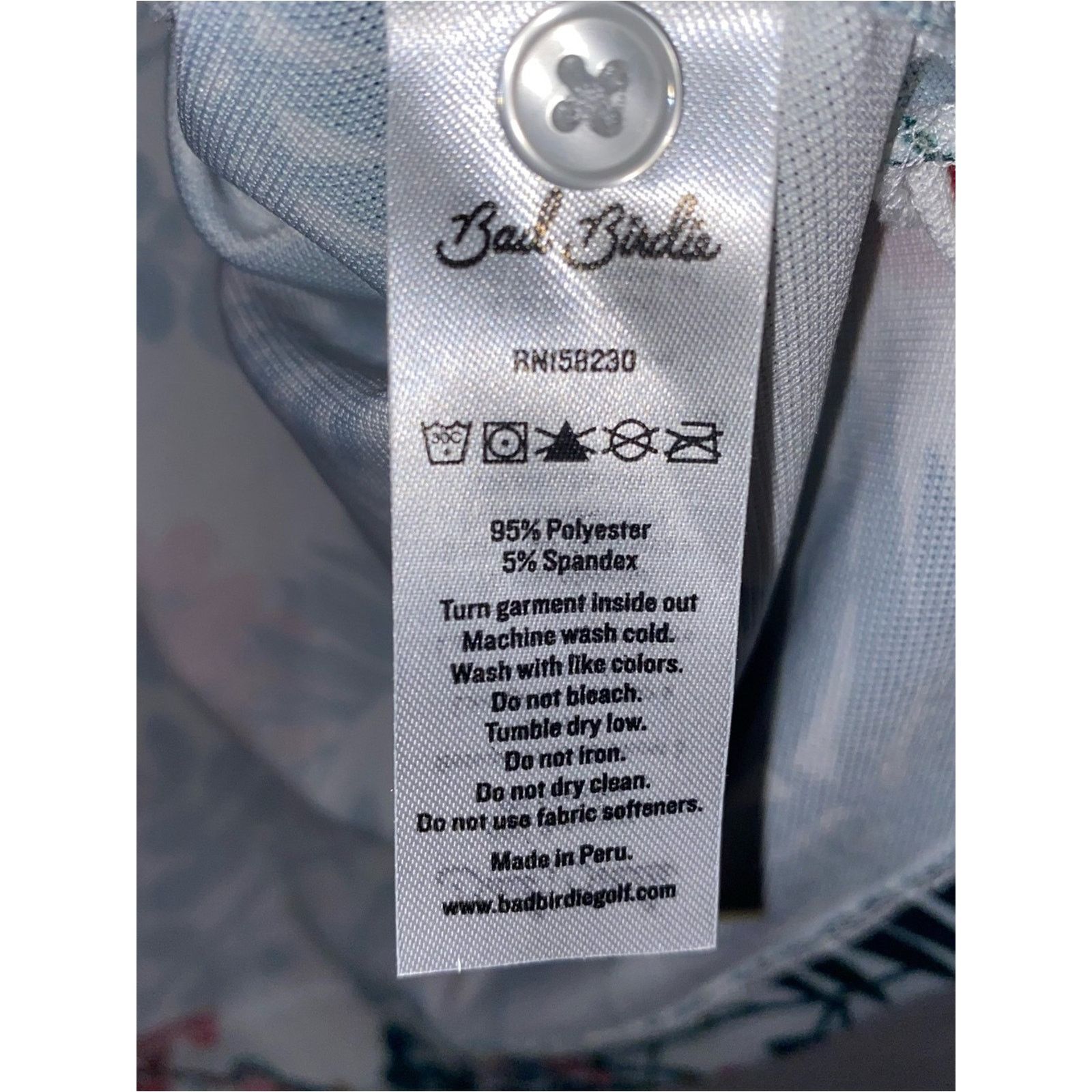 Bad Birdie Bad Birdie $99 The Arborist Polo Golf Shirt Sz XL Floral Size US XL / EU 56 / 4 - 5 Thumbnail