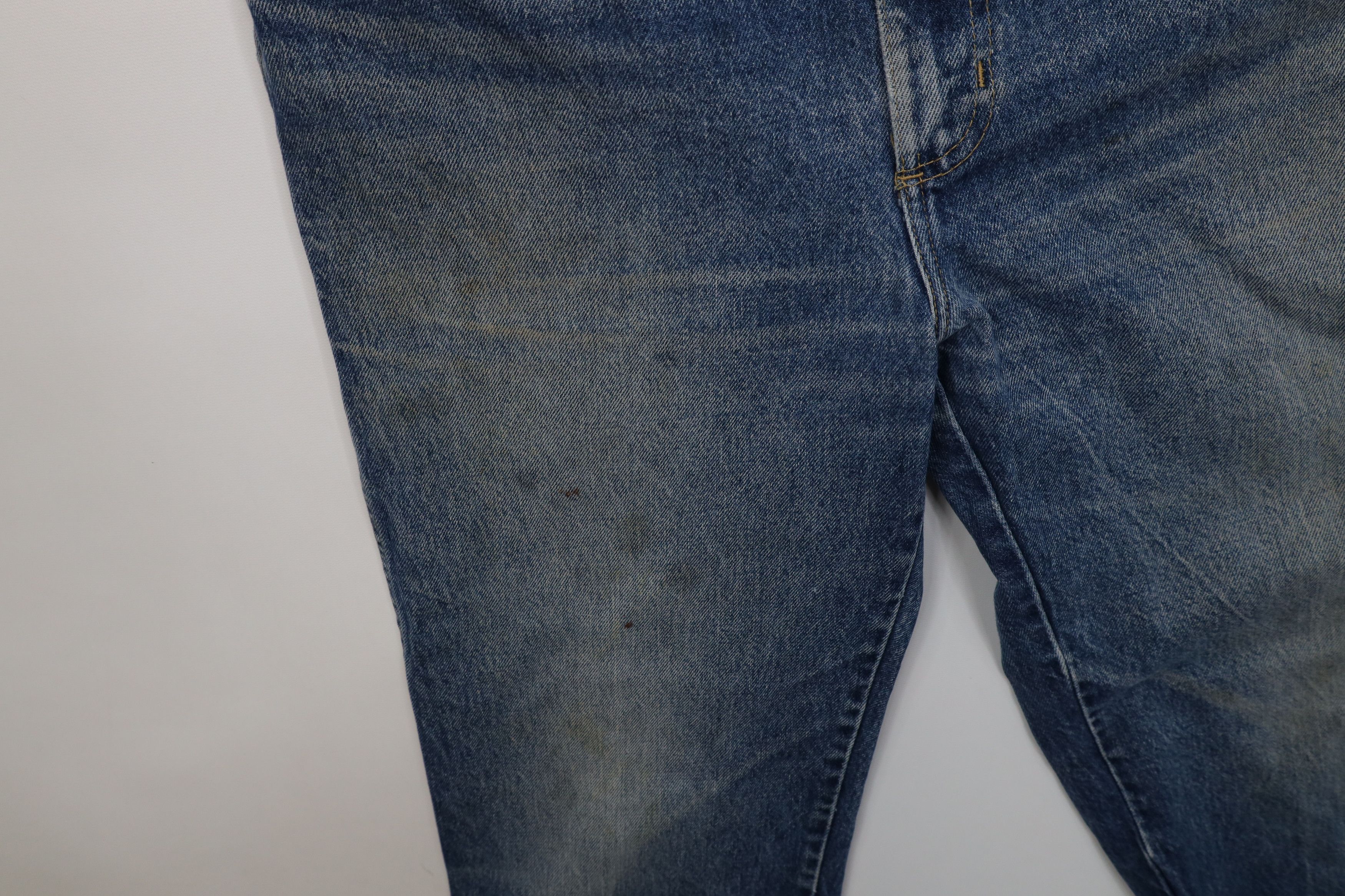 Vintage Vintage 70s Streetwear Flared Wide Leg Denim Jeans USA Size US 34 / EU 50 - 7 Thumbnail