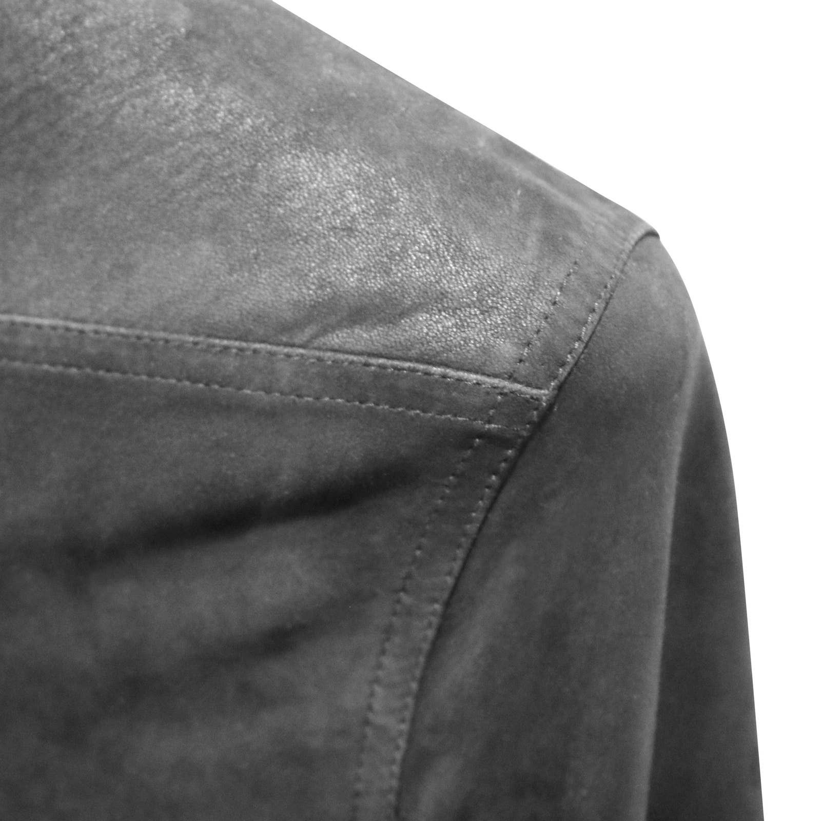Rick Owens 🔴 Rick Owens Mollino Lambskin Suede Jacket Size US M / EU 48-50 / 2 - 9 Thumbnail