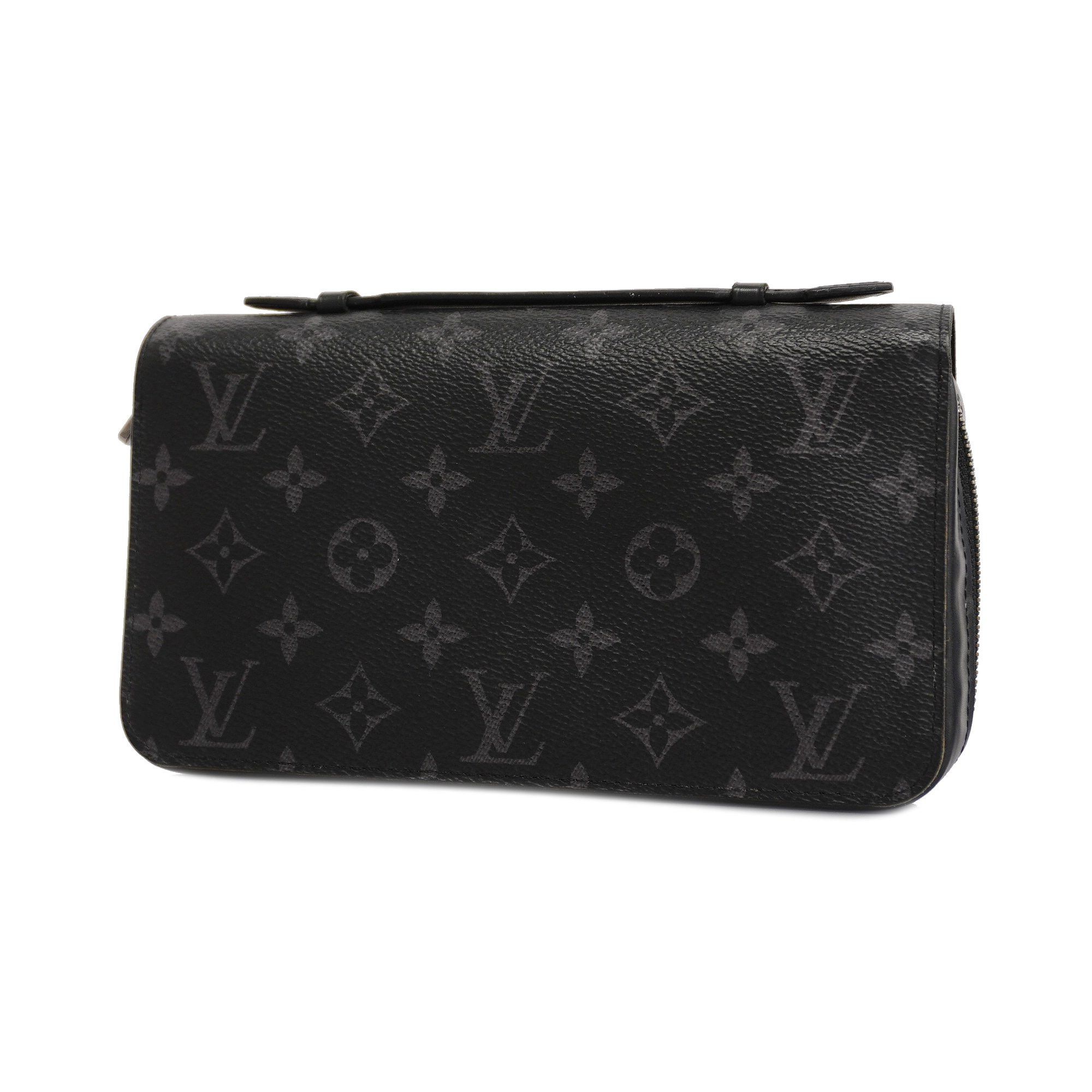 Louis-Vuitton-Monogram-Eclipse-Zippy-XL-Wallet-Black-M61698