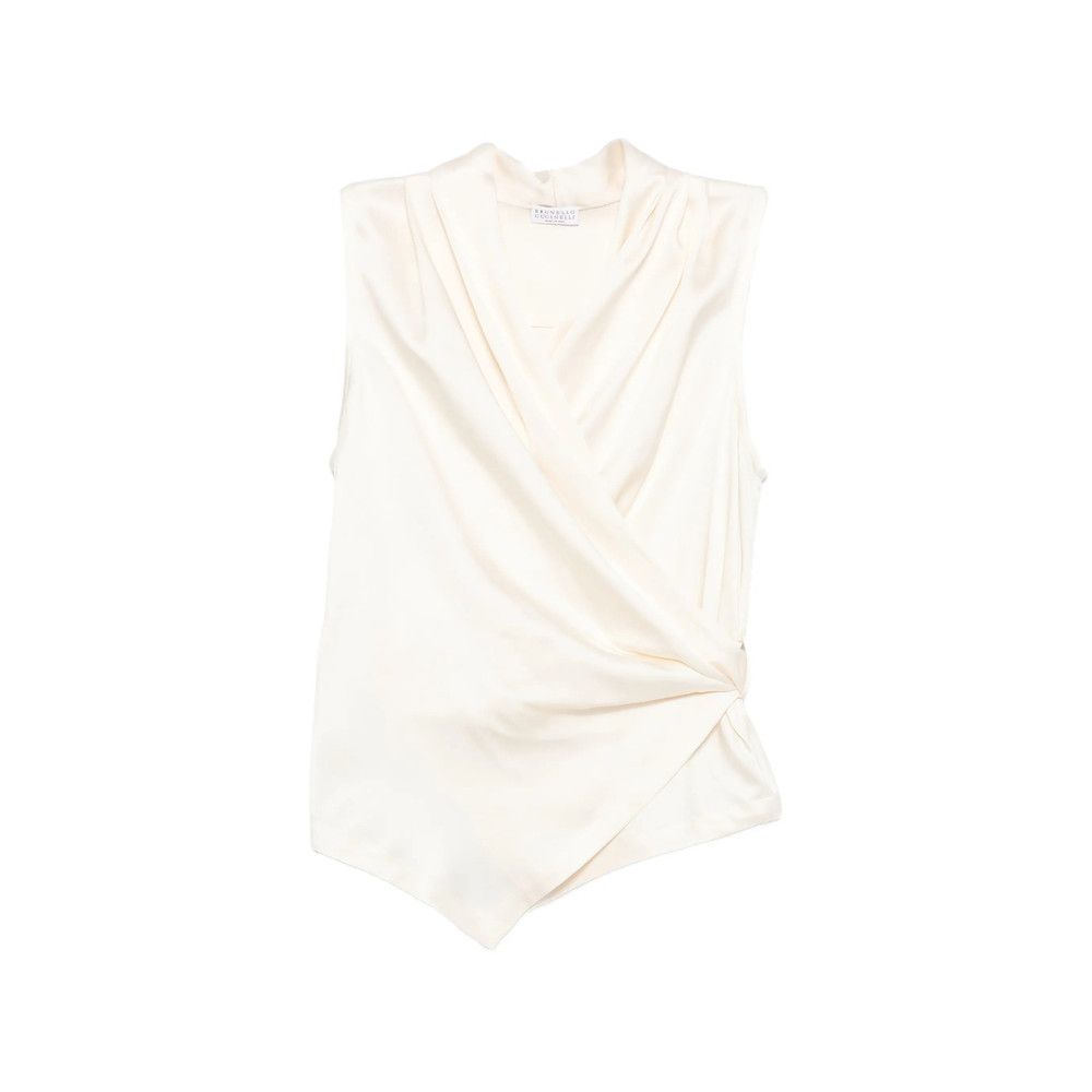 Brunello Cucinelli Brunello Cucinelli NEUTRALS Tops - Blouses Size M / US 6-8 / IT 42-44 - 1 Thumbnail