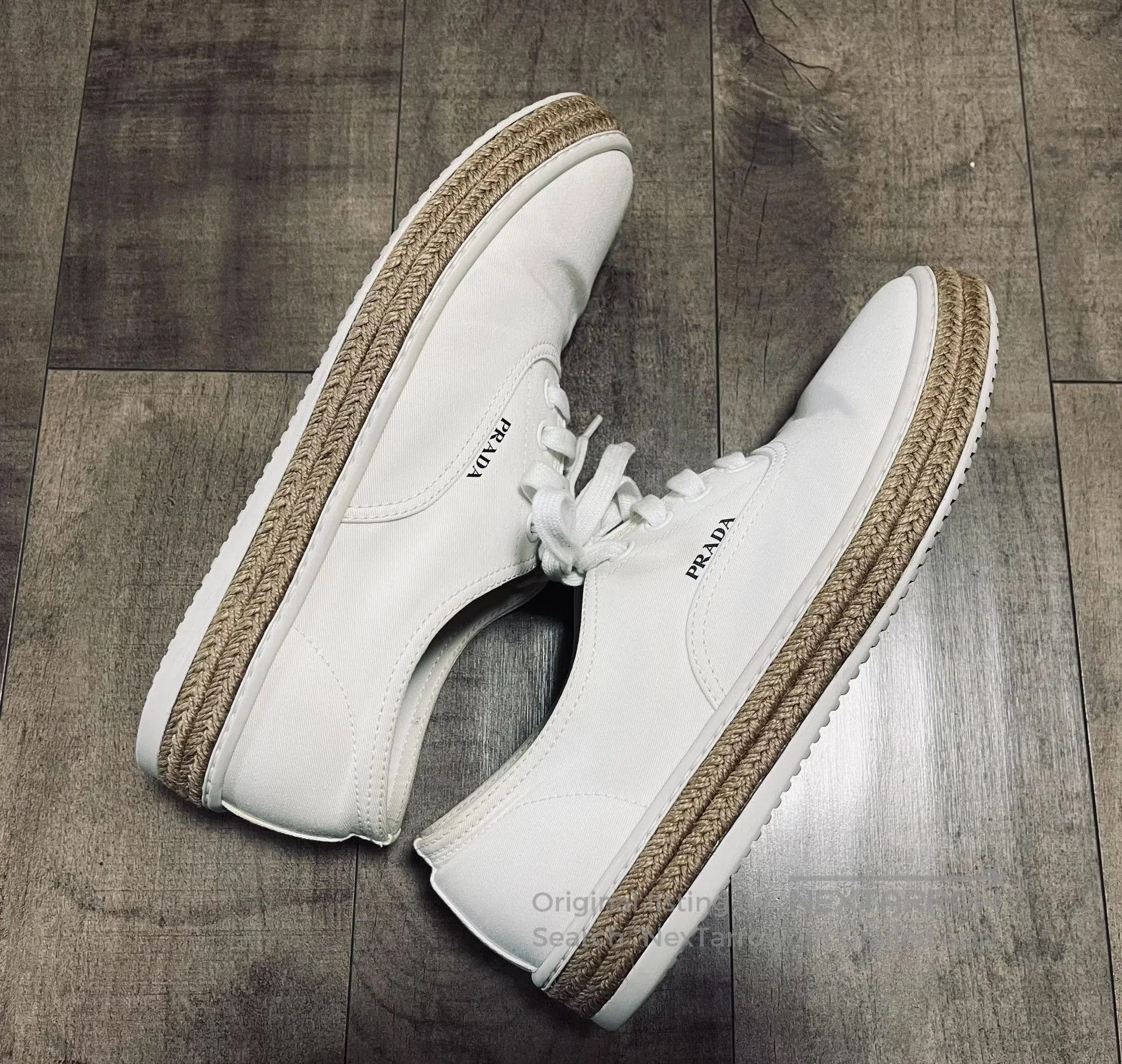 Prada Prada Classic White Leather Sneakers. Size US 10 / EU 43 - 8 Thumbnail