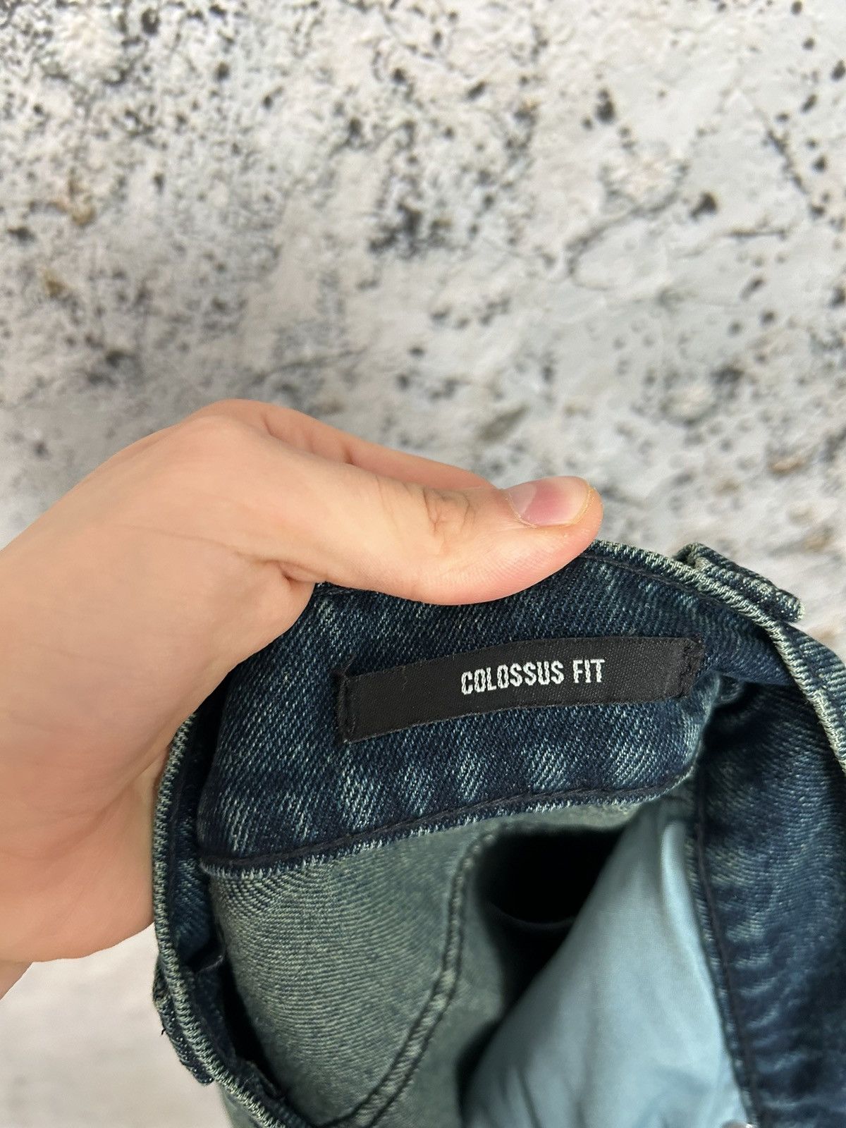 Jaded London Vintage Jaded London Colossus Fit Thrashed Blue Green Denim Size US 30 / EU 46 - 7 Thumbnail