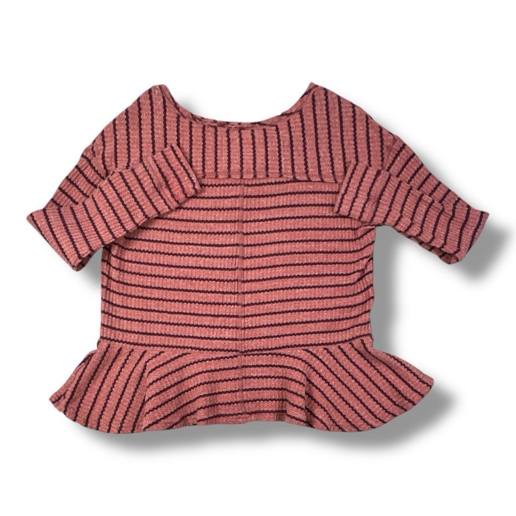 Free People Free People Thermal Peplum Oversized Top Size Extra Small Size XS / US 0-2 / IT 36-38 - 3 Thumbnail