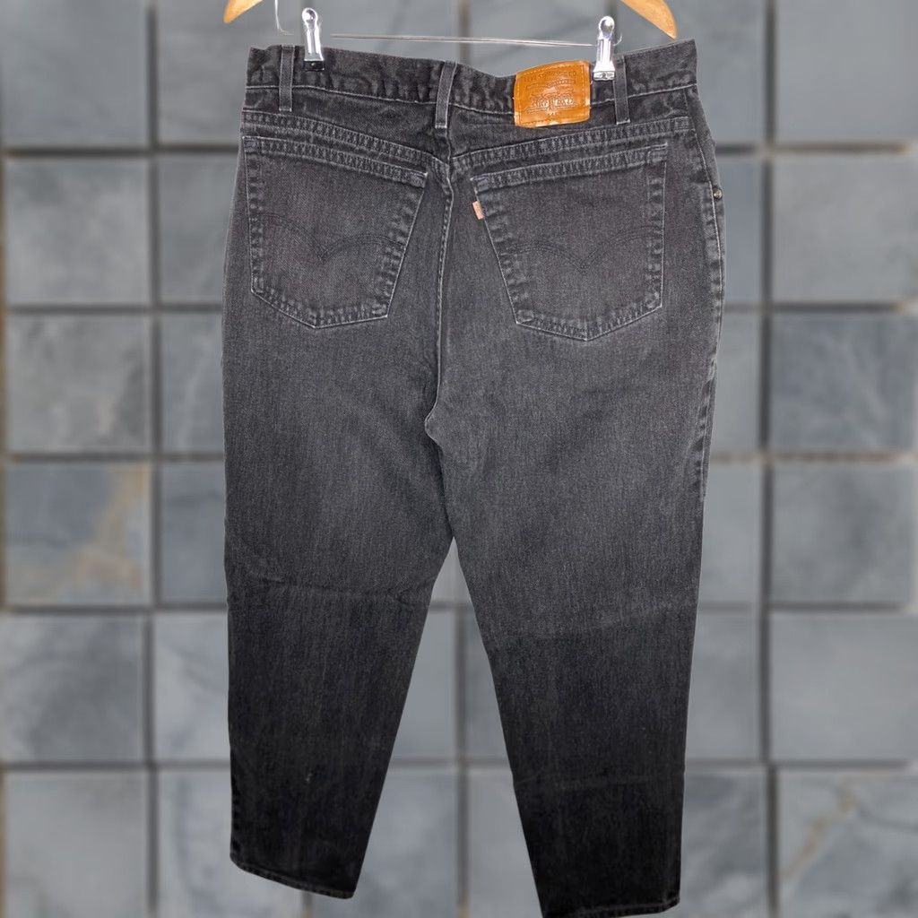 Denime VINTAGE Levis Jeans Pants 38L 32L Black 90s denim Straight Men's Denim Jeans Pants 545 Brown Tag Size US 38 / EU 54 - 1 Thumbnail