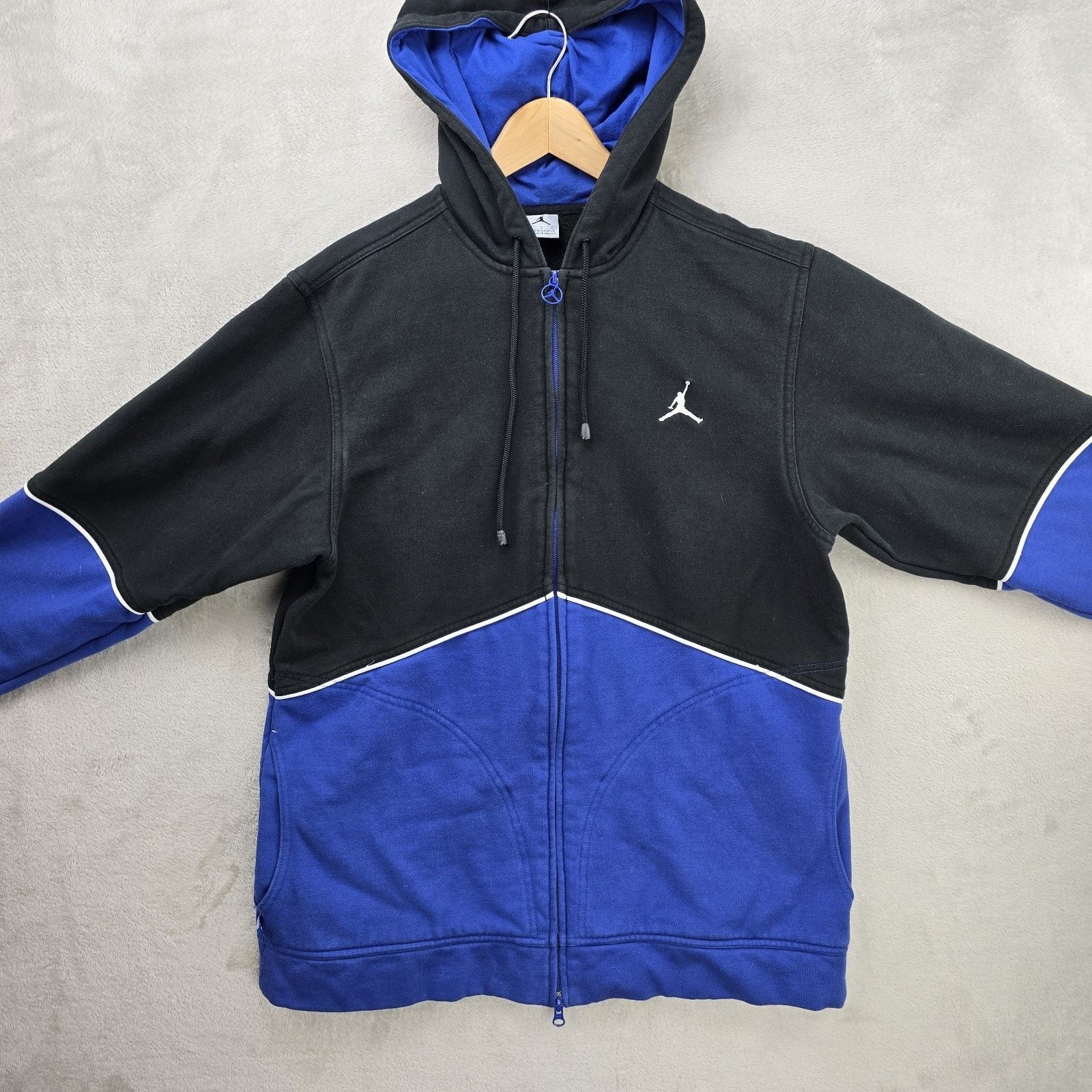 Jordan Brand Vintage Jordan Brand Full Zip Sweatshirt Large Hoodie Y2K Size US L / EU 52-54 / 3 - 2 Thumbnail