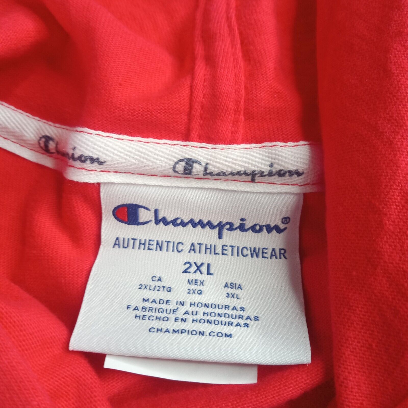 Champion Champion Hoodie Men’s 2XL Red Pullover Jersey Standard Fit Size US XXL / EU 58 / 5 - 5 Thumbnail