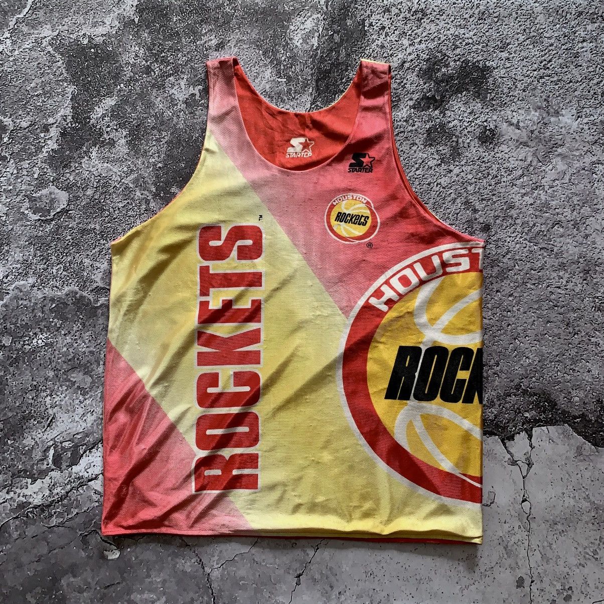 Starter Vintage Starter NBA Houston Rockets Reversible Jersey Size US L / EU 52-54 / 3 - 1 Thumbnail