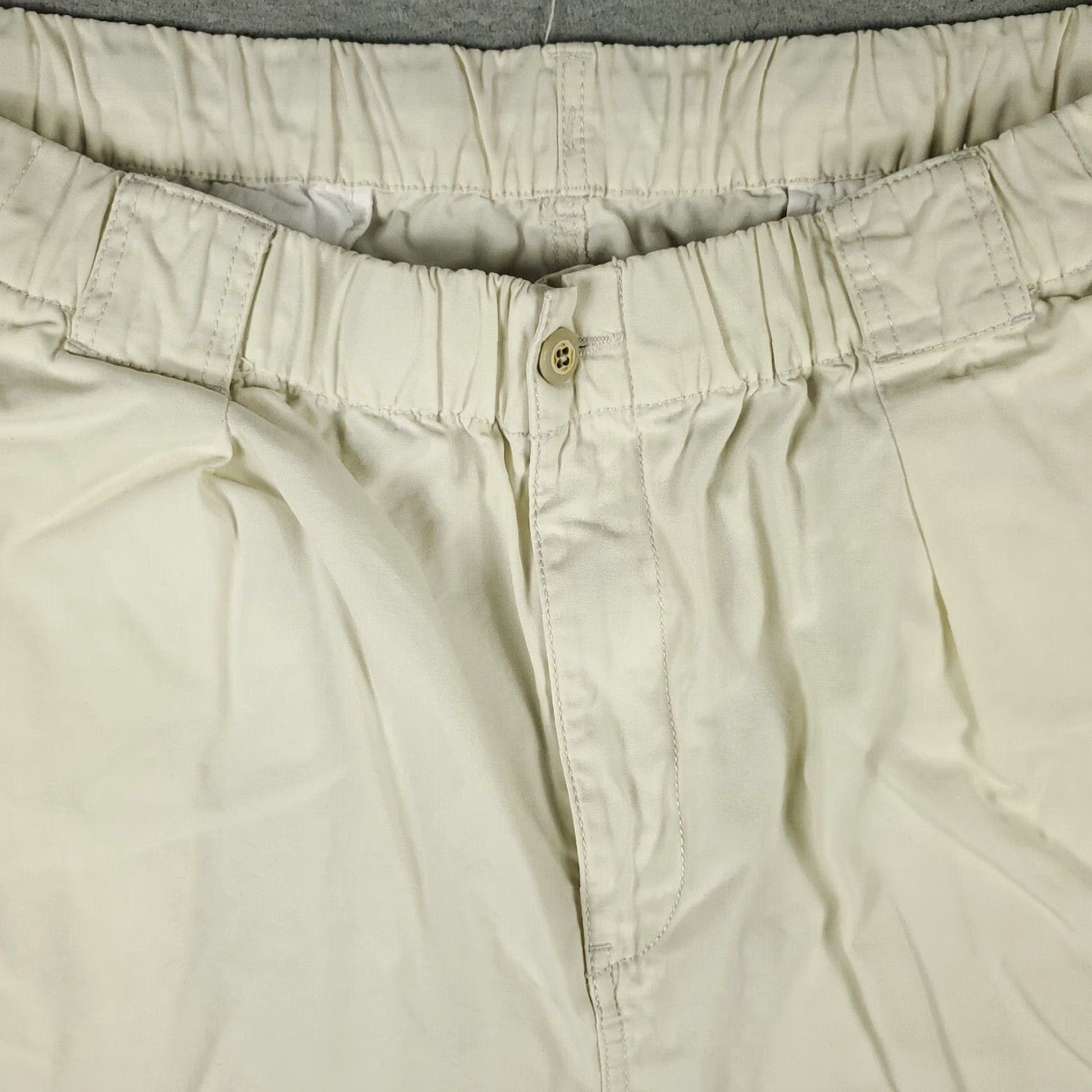 Tommy Bahama VINTAGE Tommy Bahama Cargo Shorts Men XL Ivory Casual Outdoor 2000s Size US 38 / EU 54 - 4 Thumbnail