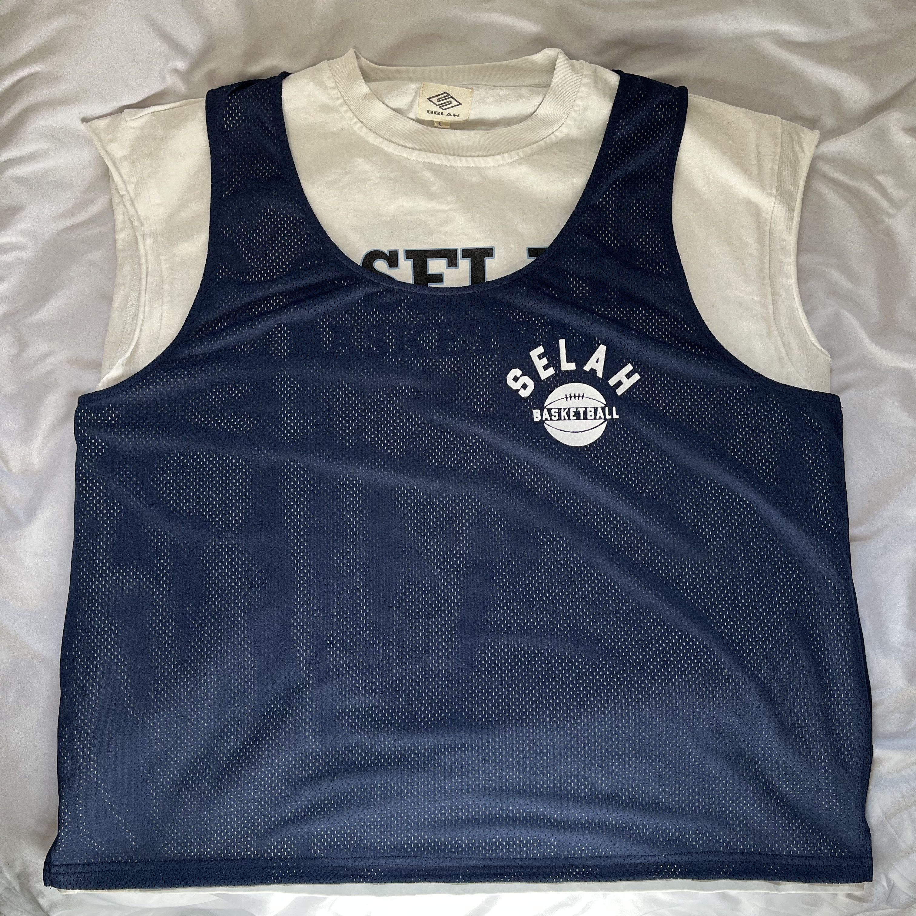 Other "SELAH BASKETBALL" PRACTICE JERSEY CUT OFF TEE Size US L / EU 52-54 / 3 - 1 Thumbnail