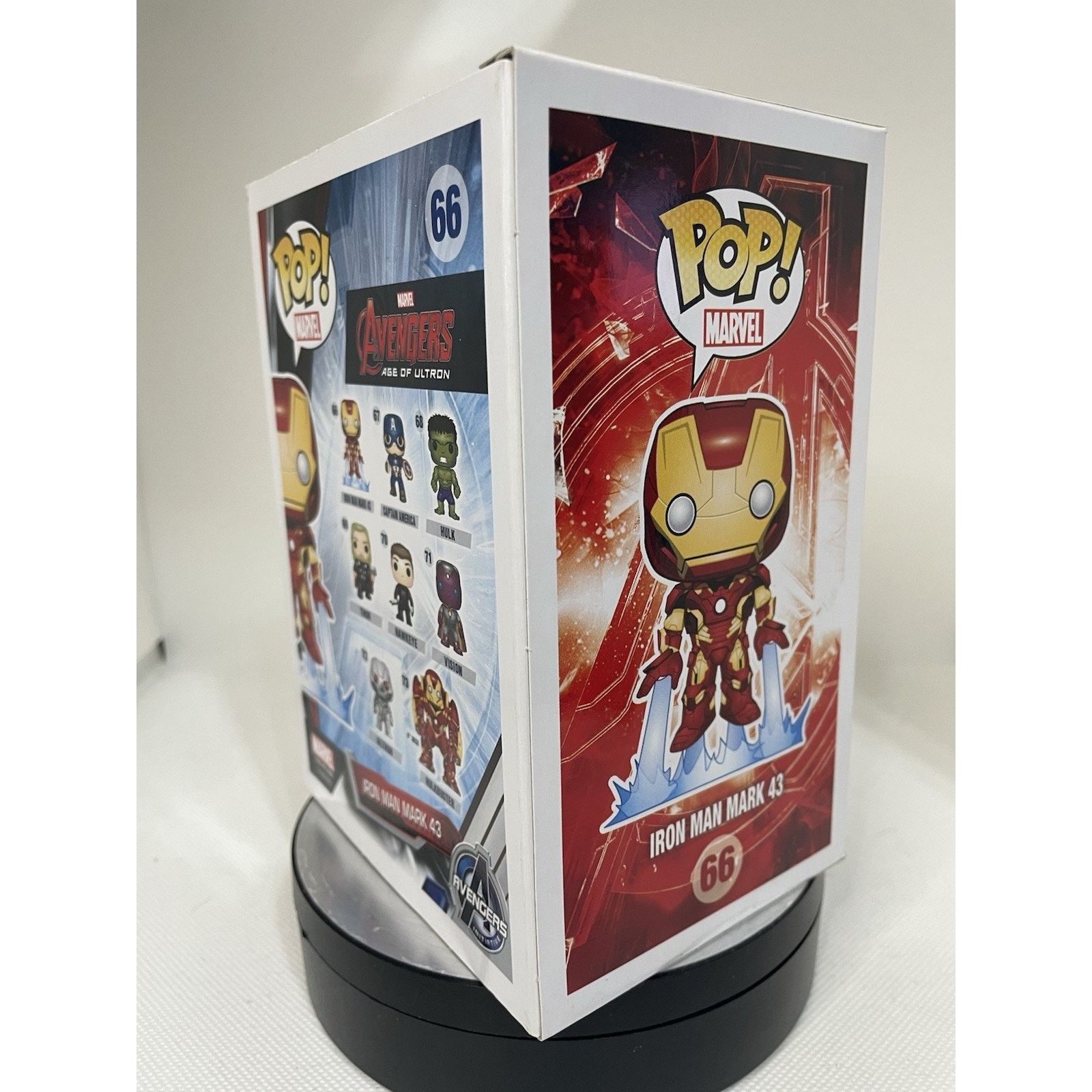 Marvel Comics Funko Pop! Vinyl: Marvel - Iron Man Mark 43 #66 Size ONE SIZE - 6 Thumbnail