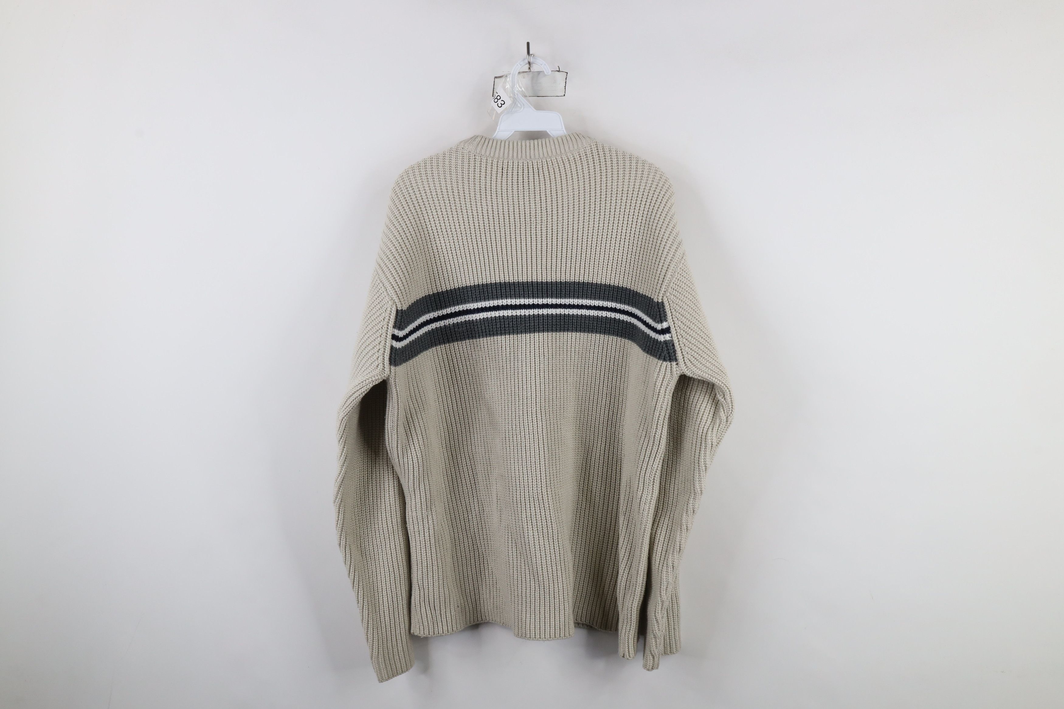 Aeropostale × Vintage Vintage 90s Y2K Aeropostale Block Chunky Ribbed Knit Sweater Size US XL / EU 56 / 4 - 7 Thumbnail