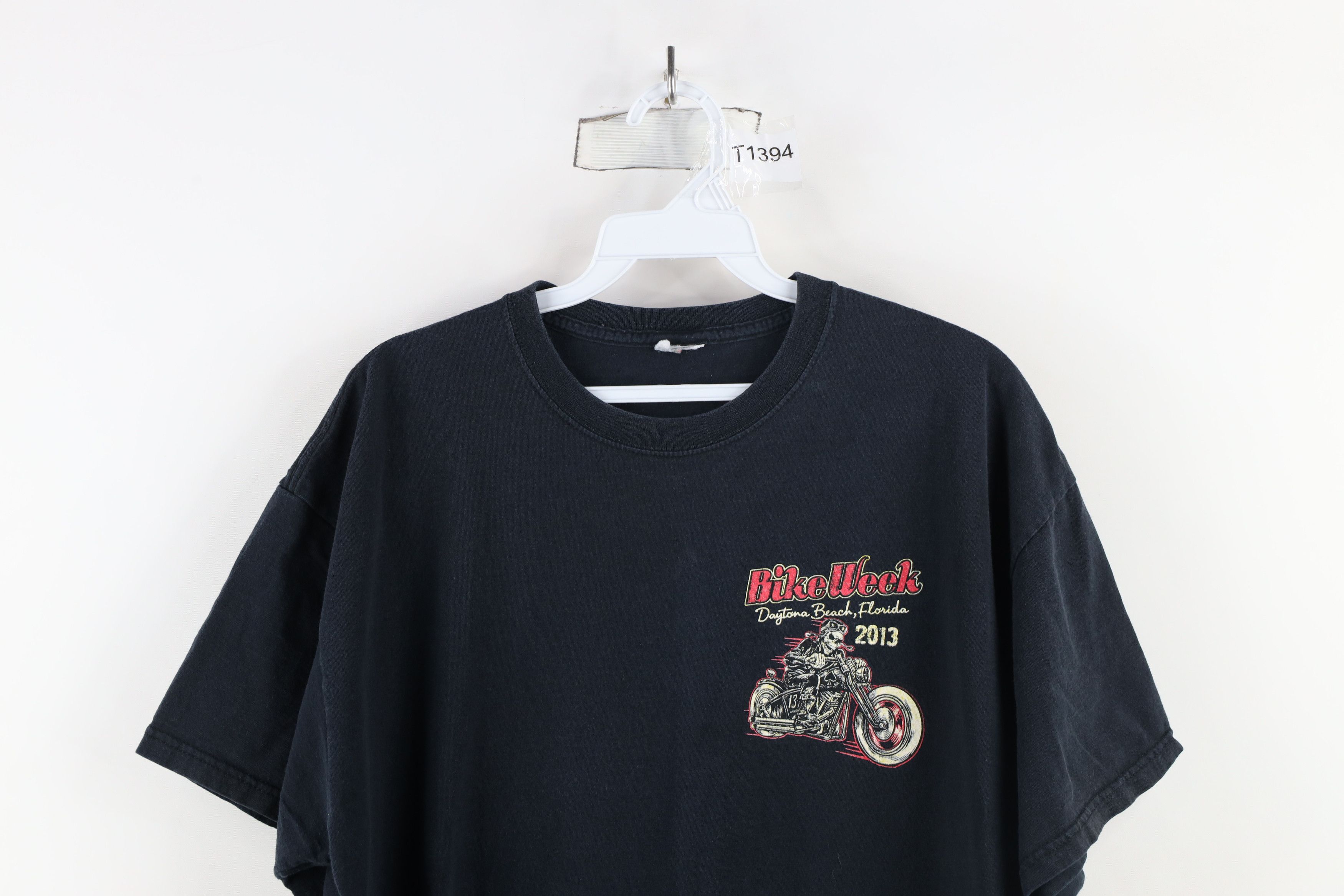 Vintage Vintage Y2K Daytona Bike Week Skeleton Motorcycle T-Shirt Size US L / EU 52-54 / 3 - 2 Thumbnail
