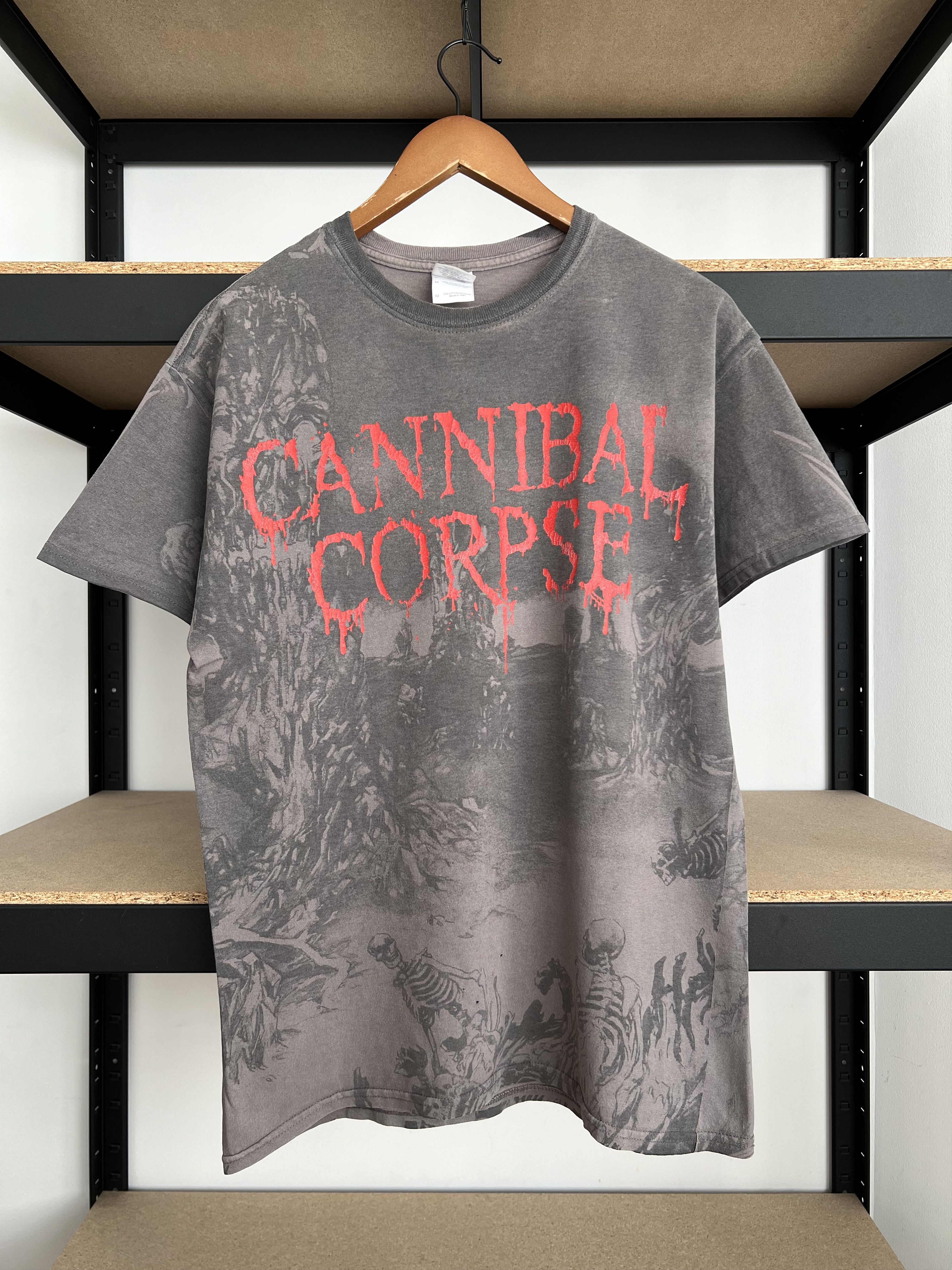 Band Tees Vintage 2000s Cannibal Corpse Death Metal Band AOP T-shirt Size US M / EU 48-50 / 2 - 1 Thumbnail