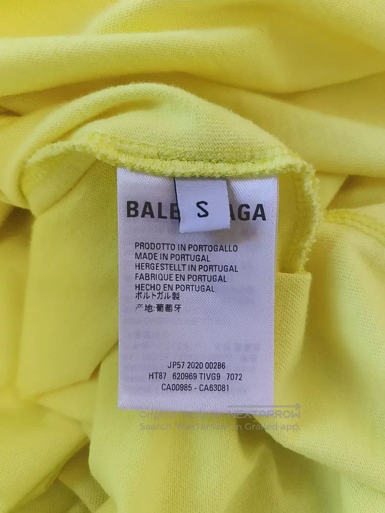 Balenciaga Balenciaga Crew Alphabet Small Logo Short Sleeve T-Shirt, Size US S / EU 44-46 / 1 - 5 Thumbnail
