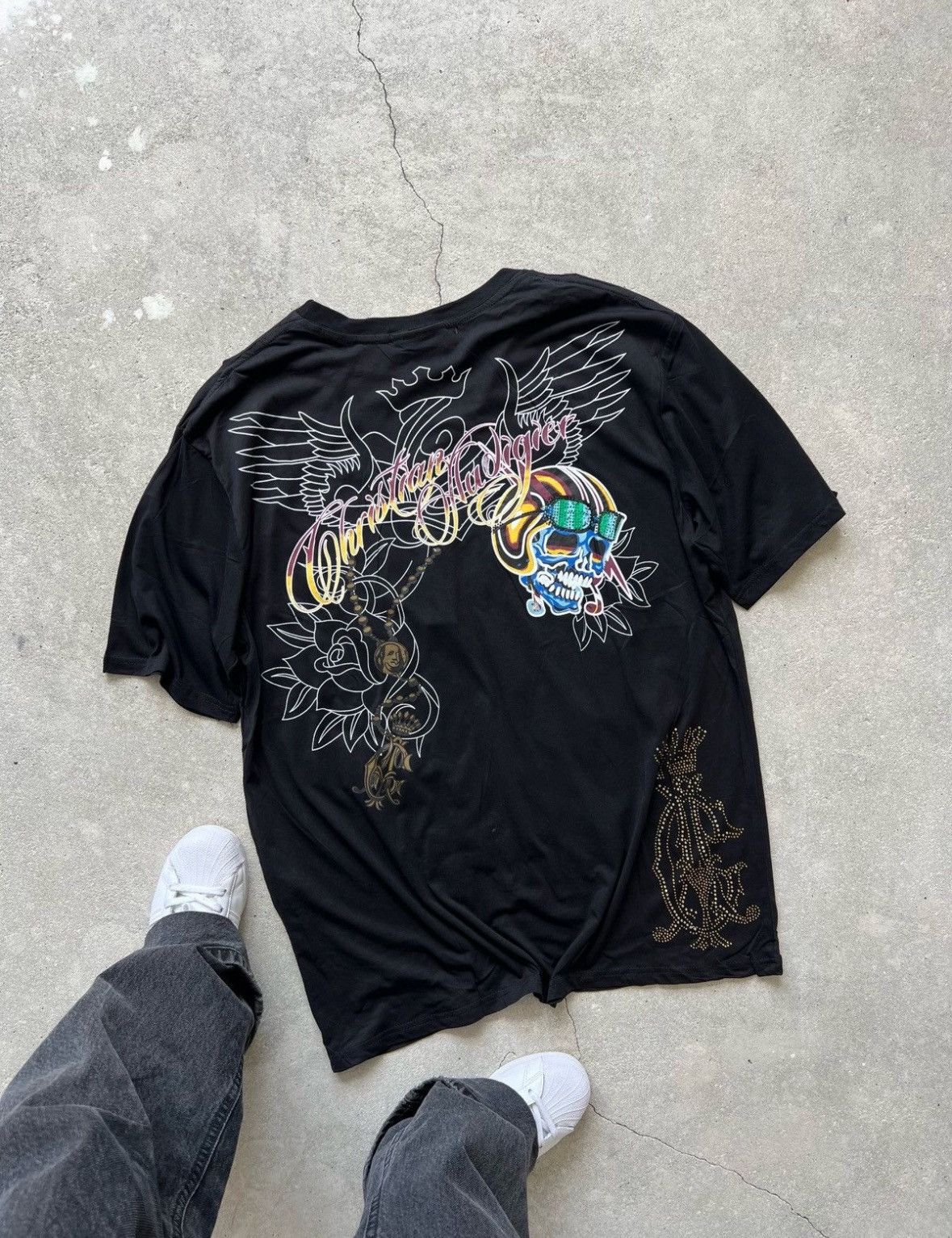 Christian Audigier Christian Audigier Ed Hardy T-Shirt Size US XL / EU 56 / 4 - 3 Thumbnail