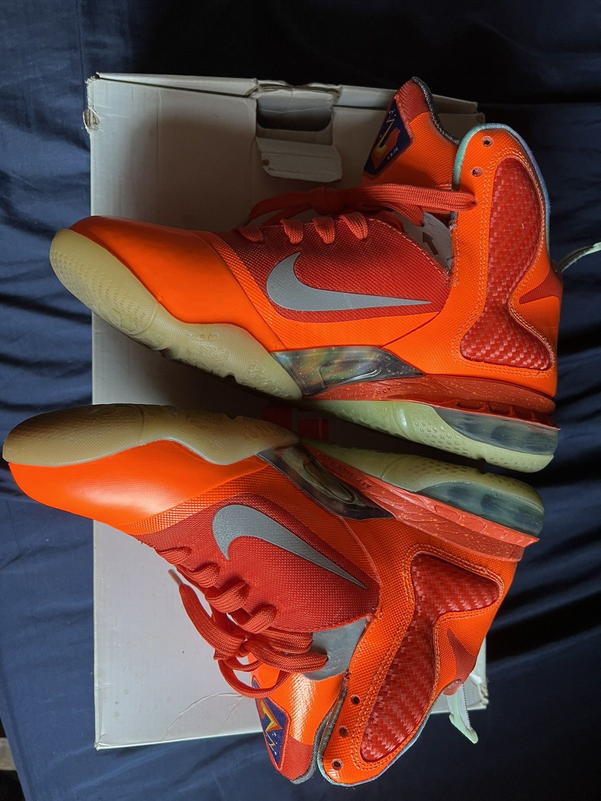Nike Bing Bang Lebron 9s 2012 Size US 8 / EU 41 - 5 Thumbnail