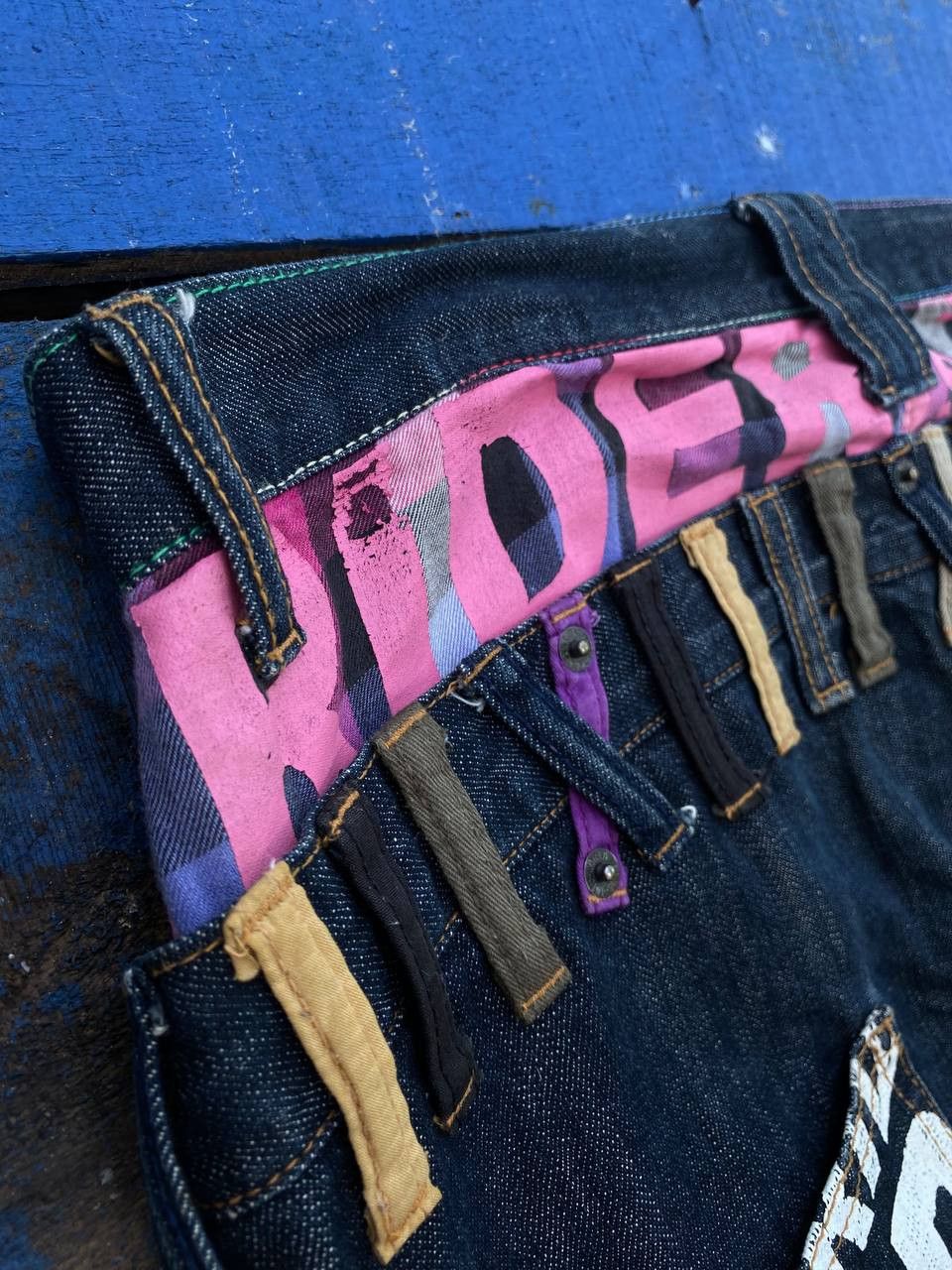 If Six Was Nine Vintage Sorridere Japan Double Waist Jeans Size US 36 / EU 52 - 11 Thumbnail