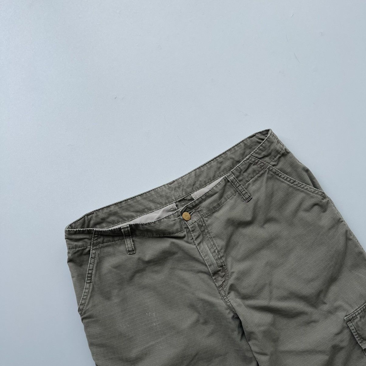 Carhartt Wip Carhartt WIP W’ Vintage Baggy Cargo Pants Olive Y2K Gorpcore Size US 31 - 2 Thumbnail