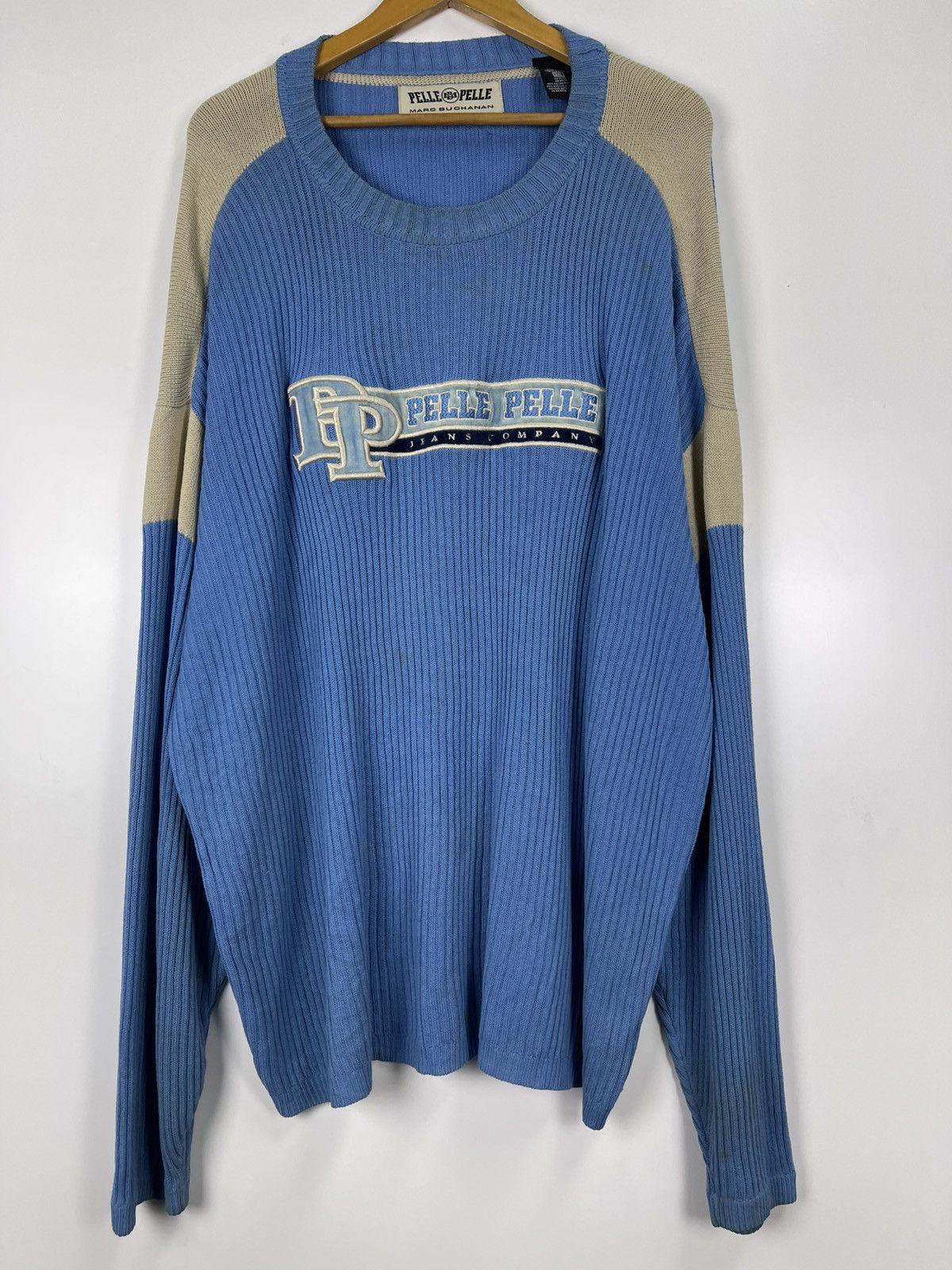 Marc Buchanan × Pelle Pelle × Vintage Pelle Pelle Marc Buchanan knit Sweater Size US XXL / EU 58 / 5 - 3 Thumbnail