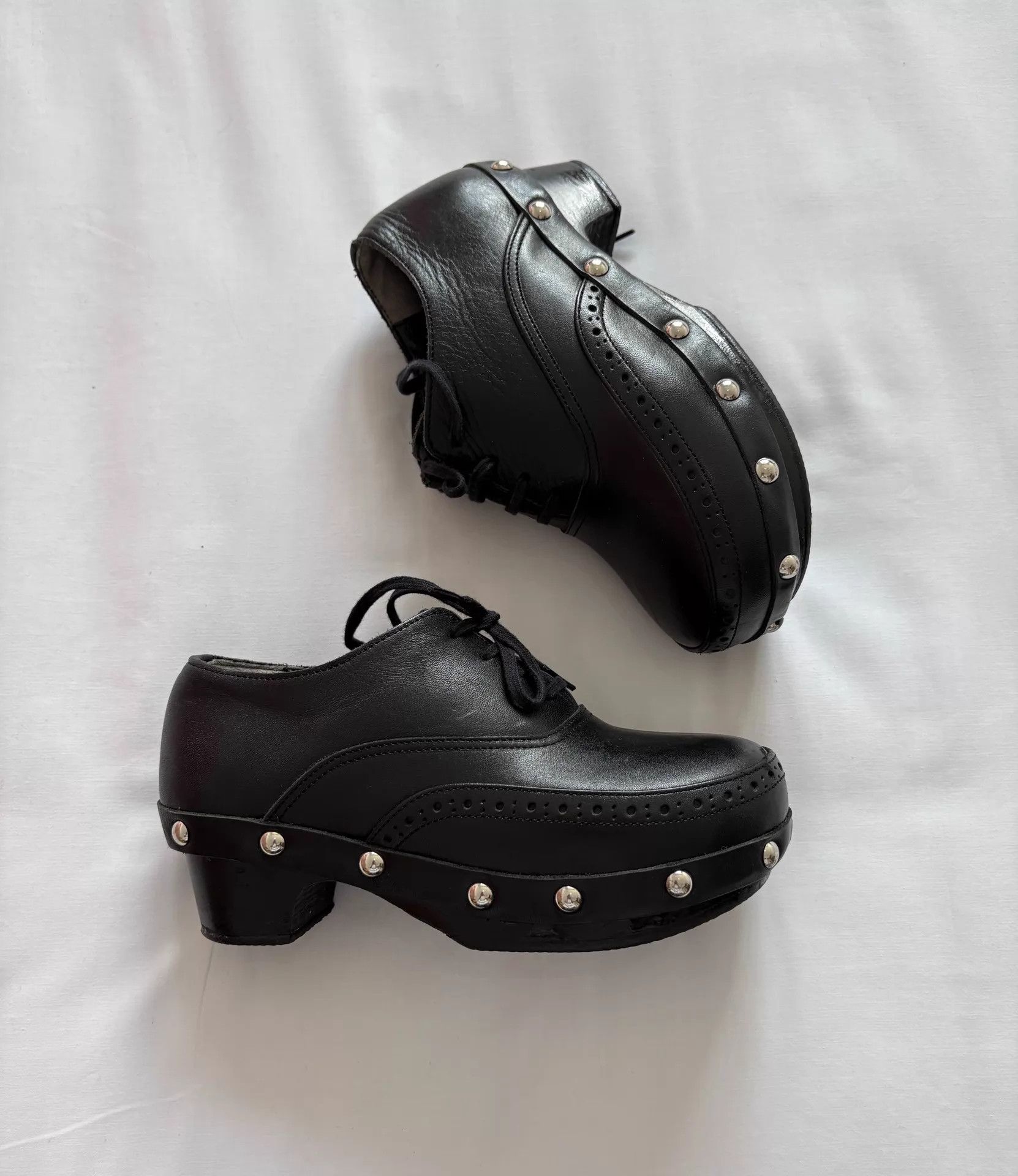 Comme des Garcons Comme des Garçons CDG Studded Round Toe Geta 22cm 35-36 Size US 5 / IT 35 - 8 Thumbnail