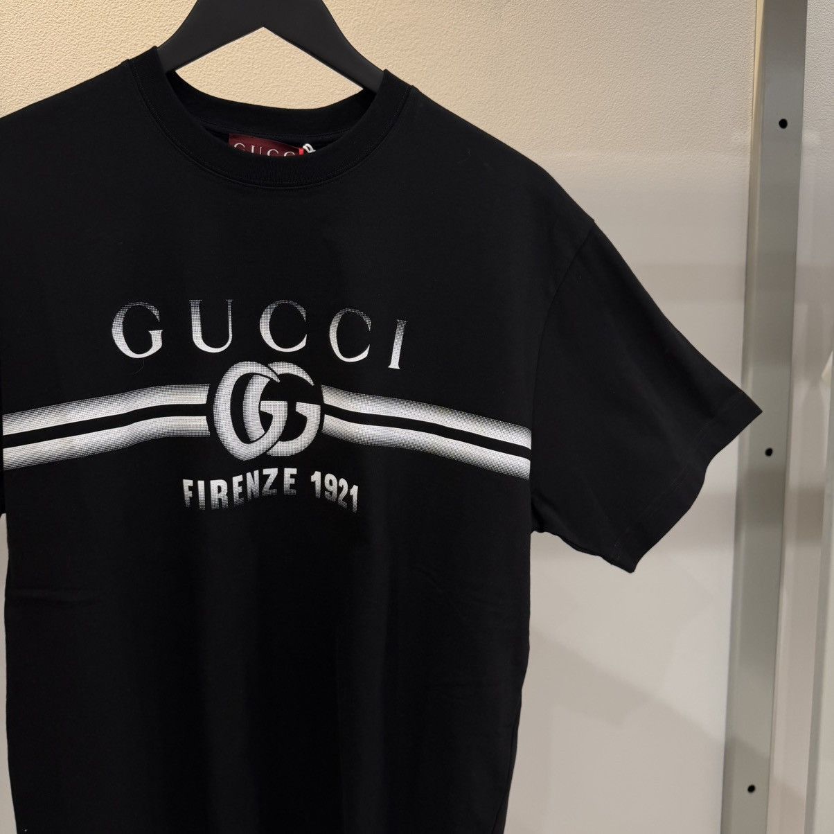 Gucci Gucci Cotton Jersey Gucci Print Tee Black Size US L / EU 52-54 / 3 - 2 Thumbnail