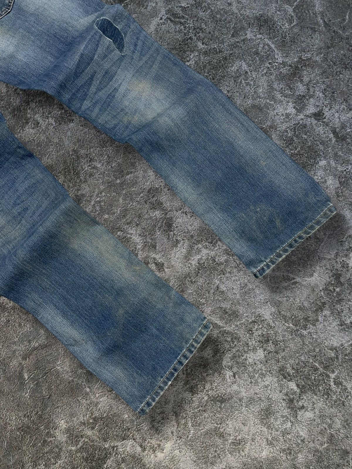 Japanese Brand Vintage Designer Samuel & Kevin Distressed Rockstar Denim Size US 31 - 9 Thumbnail