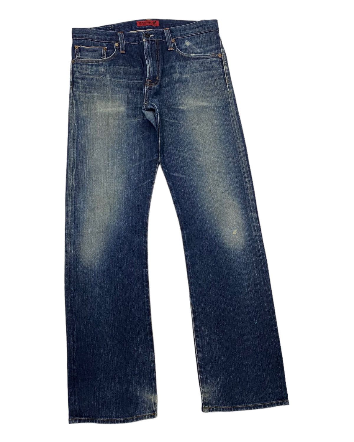 Hysteric Glamour × Japanese Brand SELVEDGE DENIM BACK NUMBER BRAND HYSTERIC GLAMOUR STYLE Size US 33 - 3 Thumbnail